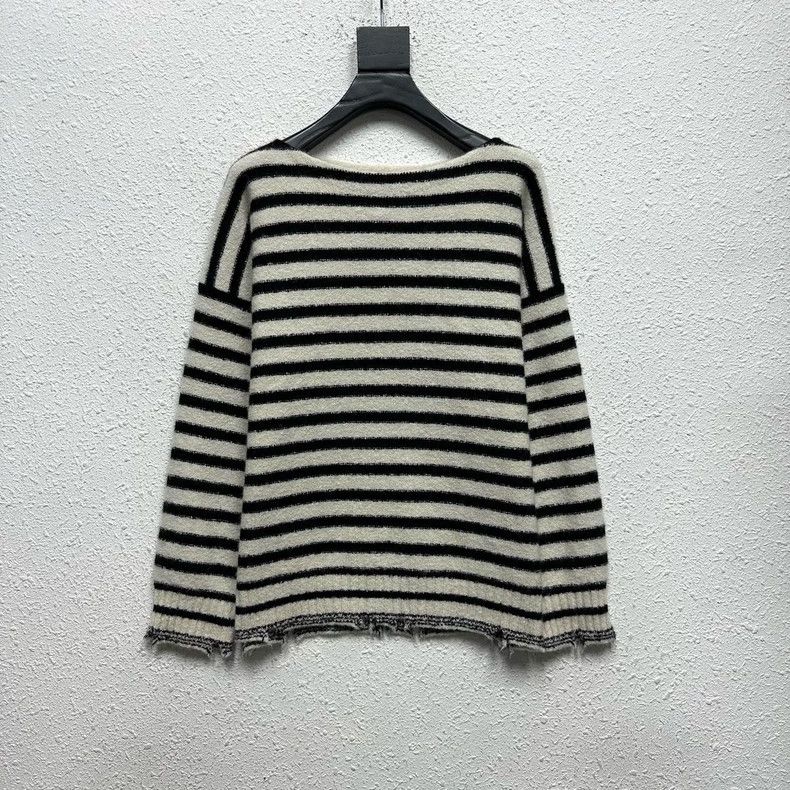 Dior Dior 24 new cashmere destroy butterfly knitted sweater Size XXS / US 00 / IT 34 - 2 Thumbnail