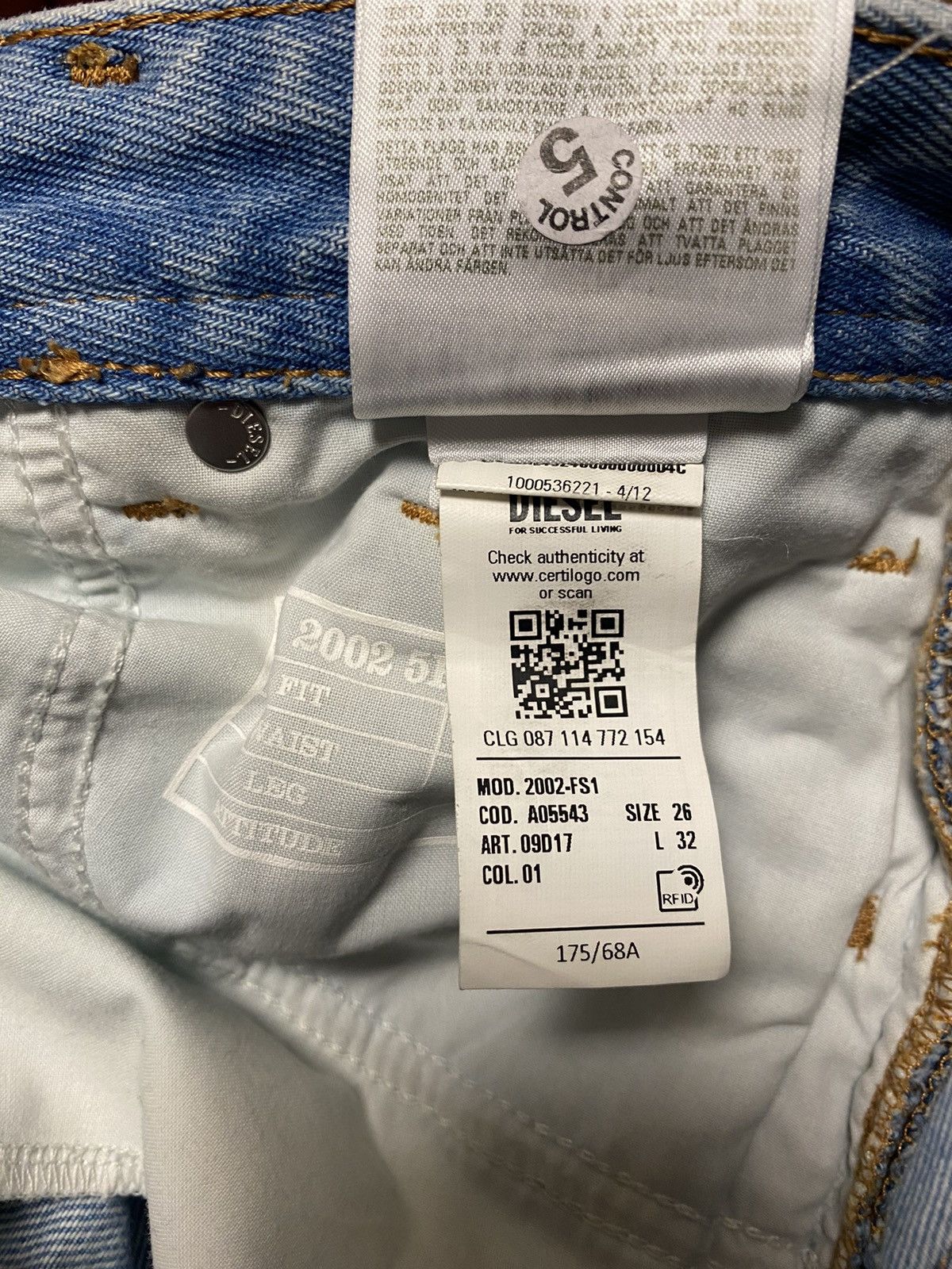 Diesel Diesel 2002 Double Side-Zipper Jeans Size 26" / US 2 / IT 38 - 12 Thumbnail