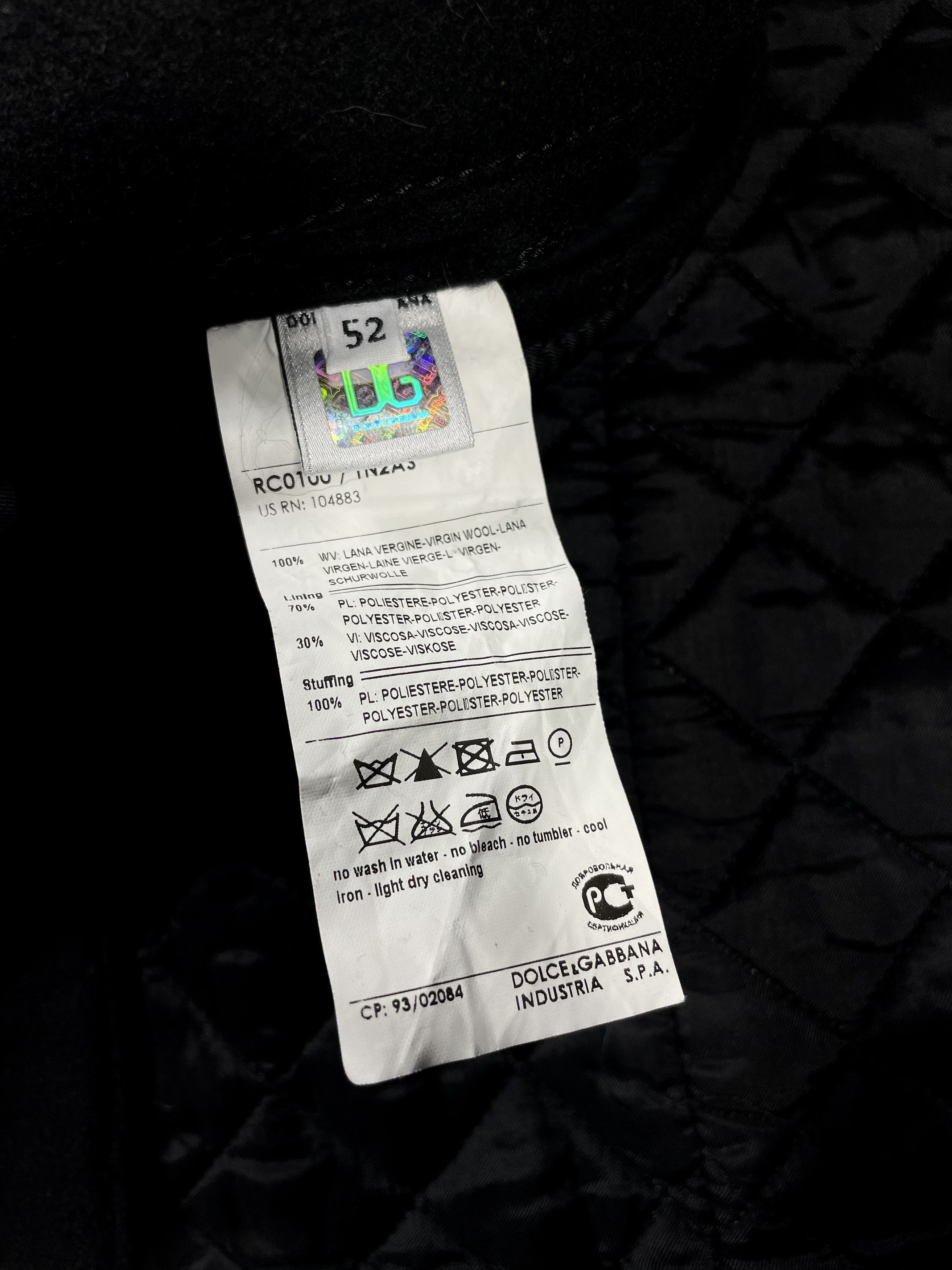 Dolce & Gabbana Dolce&Gabbana Classic Wool Coat Size US L / EU 52-54 / 3 - 6 Thumbnail