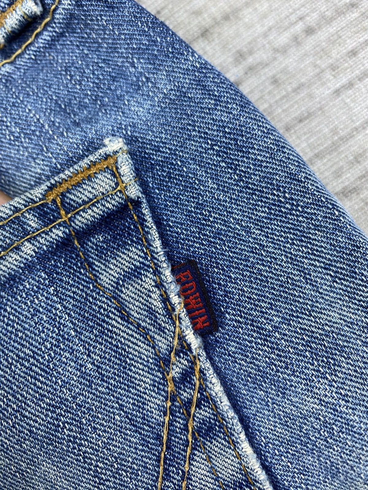 Edwin × Japanese Brand × Vintage Vintage Edwin 403 Japan Distressed Denim Jeans Size US 32 / EU 48 - 13 Thumbnail