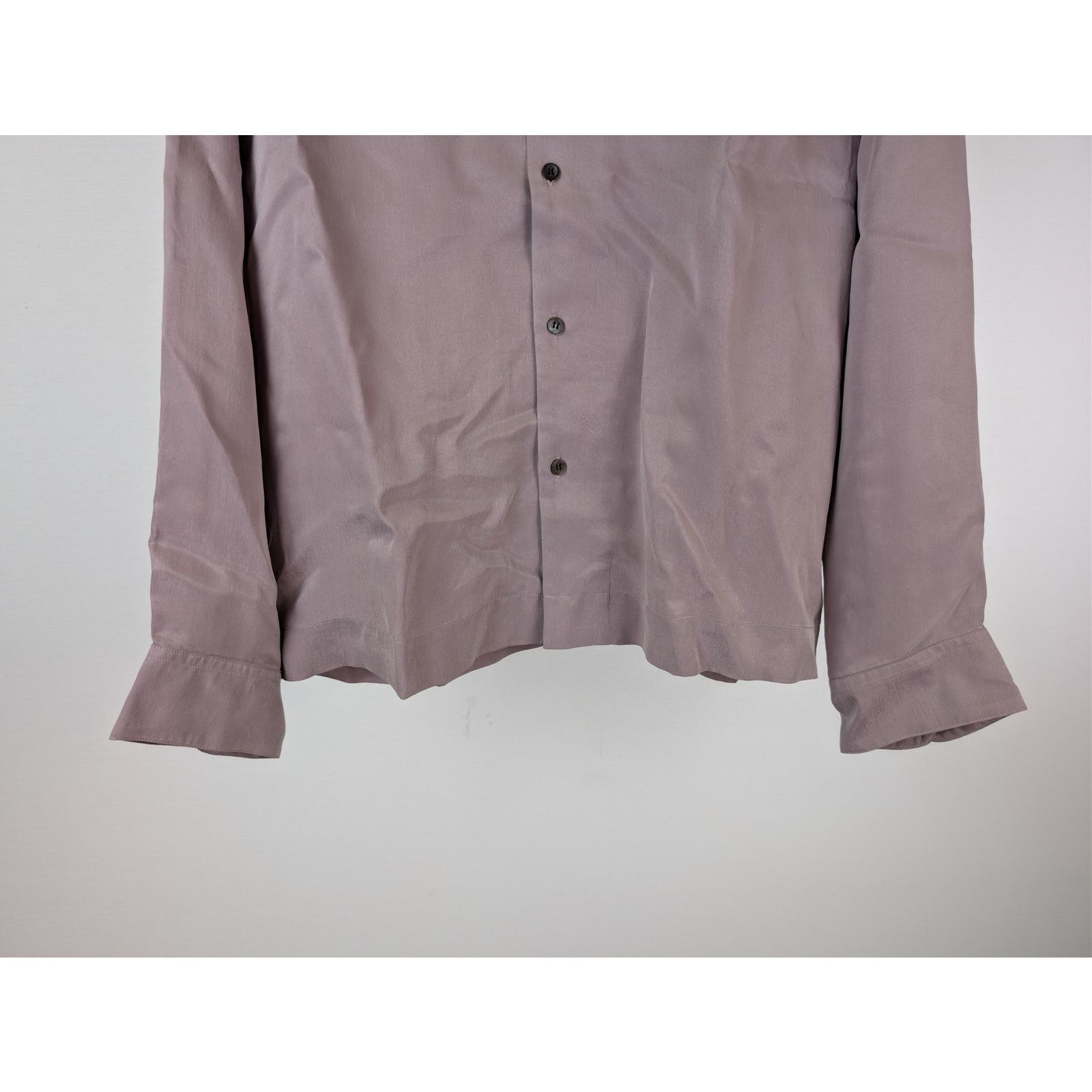 Dries Van Noten o1rshd1 Carlty 2025 Mens Woven Shirt in Lilac Size US M / EU 48-50 / 2 - 4 Thumbnail