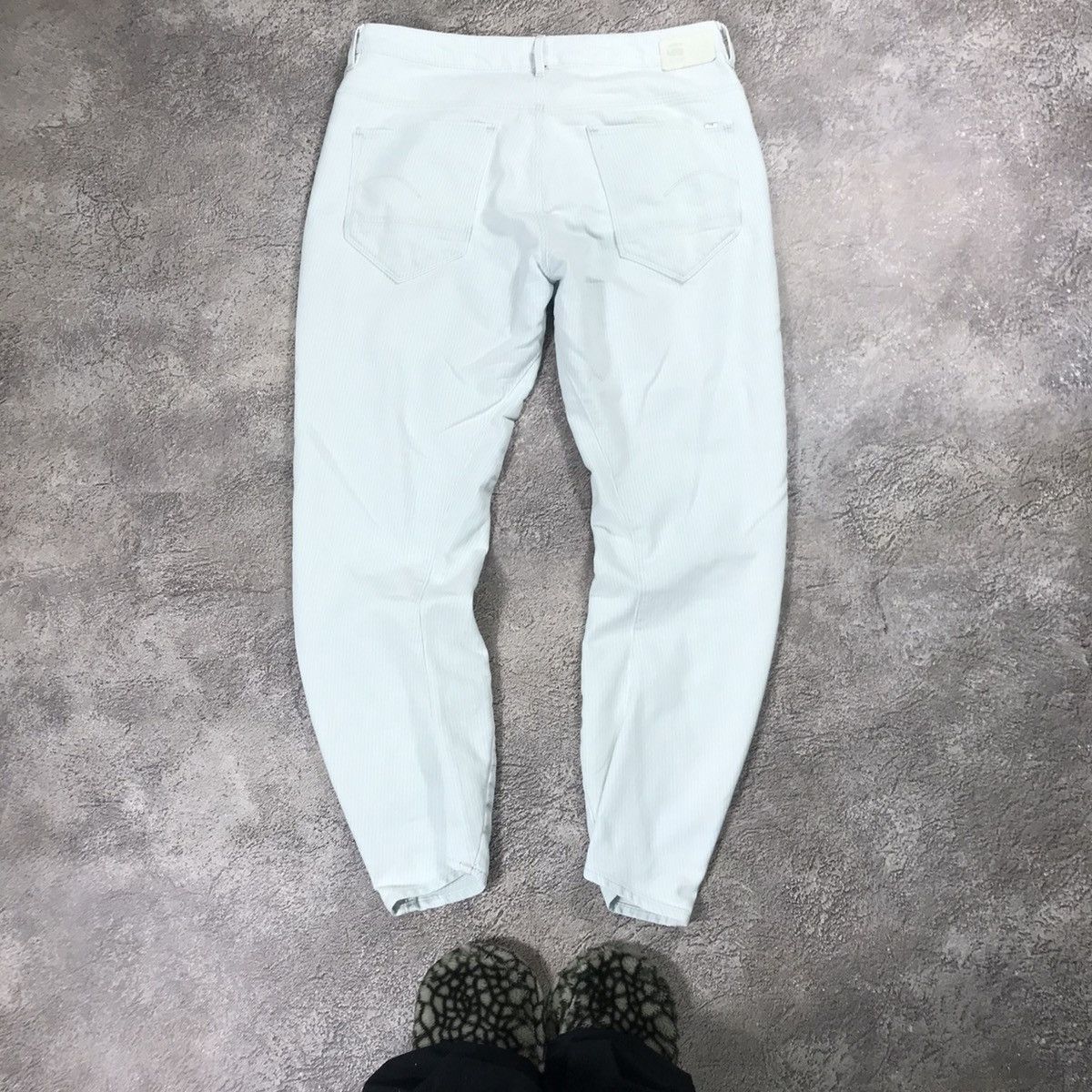 Vintage Vintage G-Star Baggy Wide Leg Striped Pants Streetwear 31 Size US 31 - 4 Thumbnail