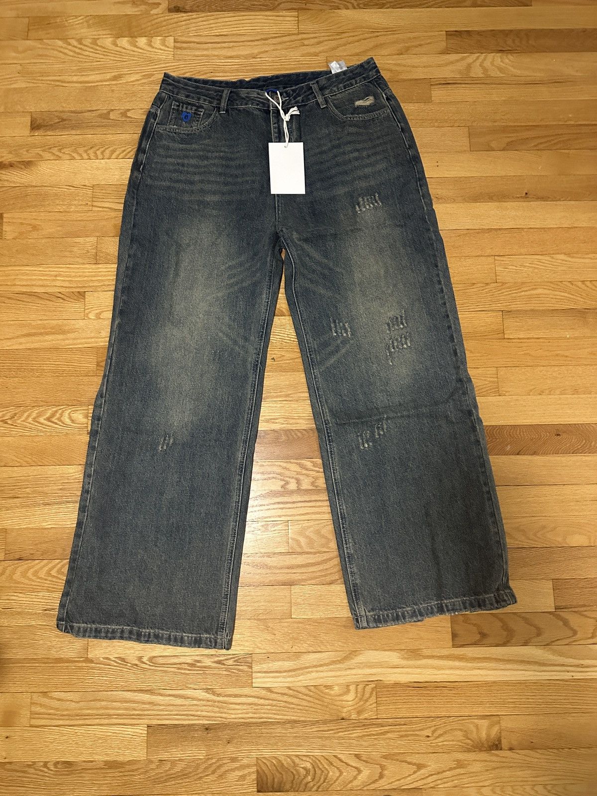 Vintage Vintage Loose Blue Jeans Size US 34 / EU 50 - 1 Thumbnail