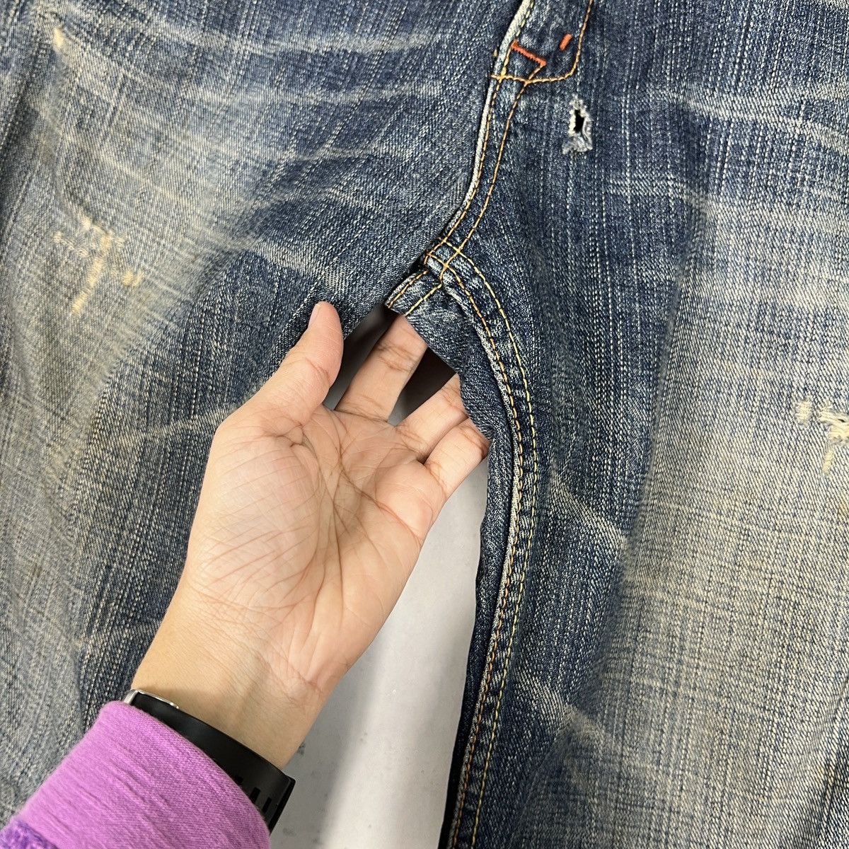 Japanese Brand 🔥 FLARE DENIM CRAFT Size US 32 / EU 48 - 15 Thumbnail