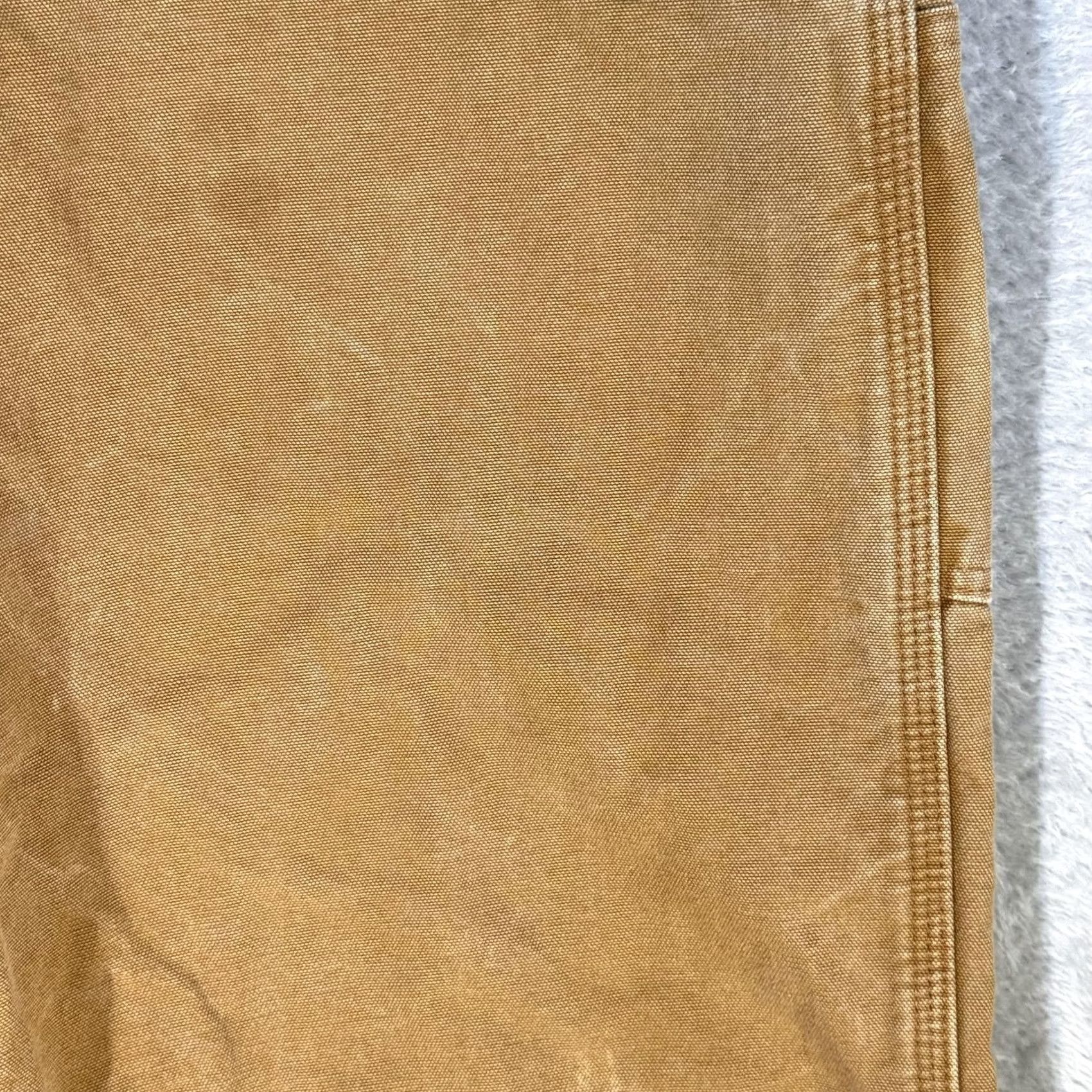 Carhartt Carhartt Pants Mens 44x32 Brown Flannel Lined Duck Dungaree Carpenter Work B111 Brown Mens 44x32 Carpenter Flannel Lined Workwear Pants Size US 44 / EU 60 - 3 Thumbnail