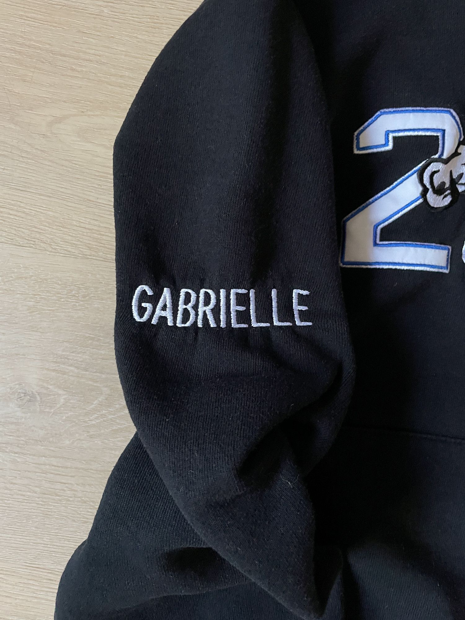 Russell Athletic × Vintage 2000s Boxy 'JHB' Russell Athletic Hoodie Size US S / EU 44-46 / 1 - 3 Thumbnail