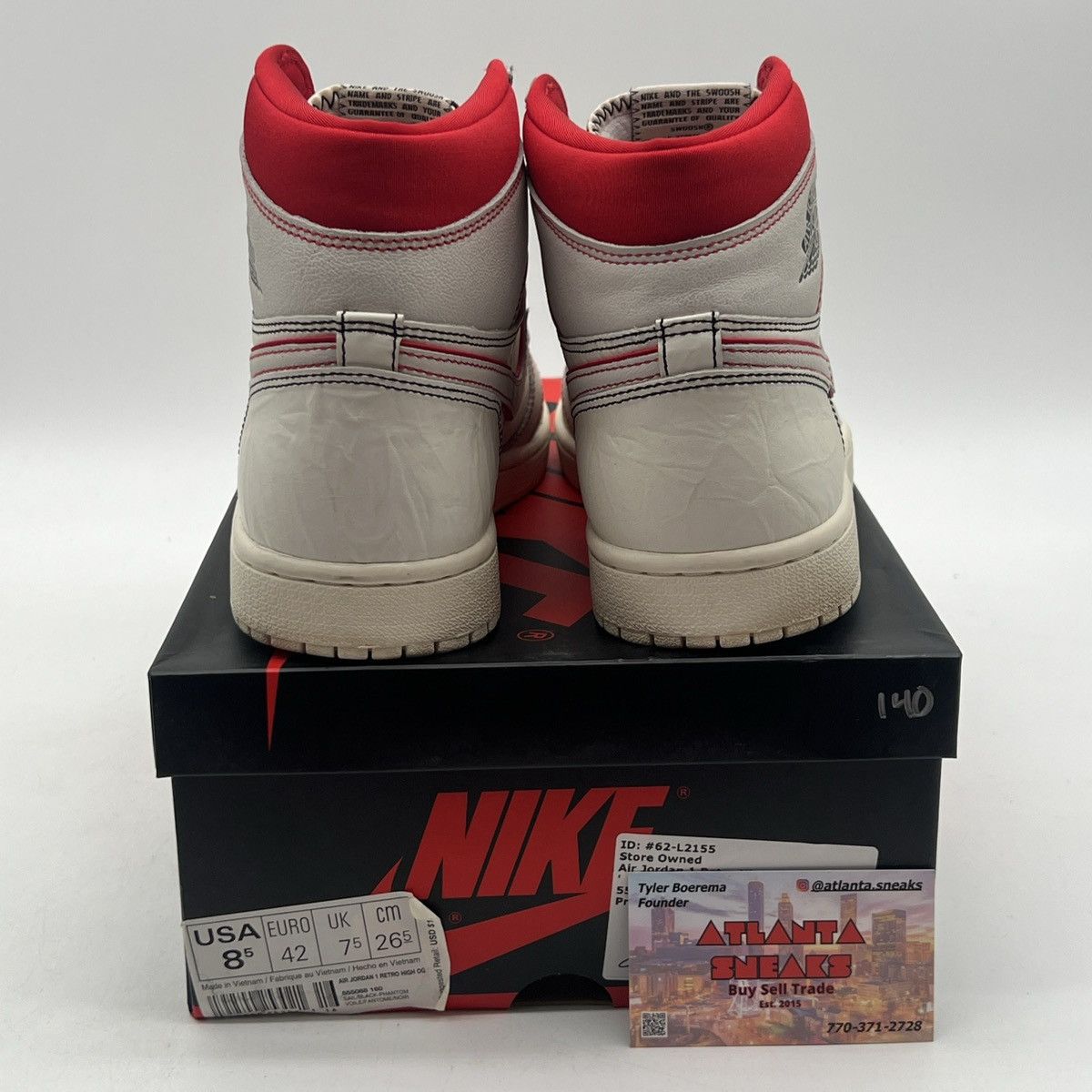Nike Air Jordan 1 high phantom Size US 8.5 / EU 41-42 - 3 Thumbnail