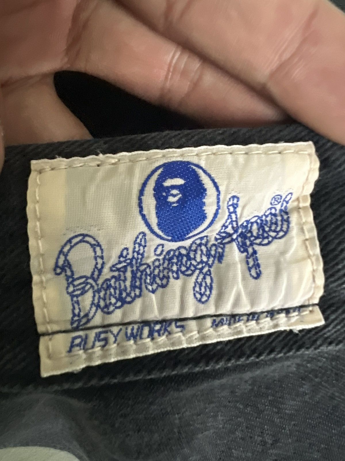 Bape Vintage A Bathing Ape Busy Work Baggy Oversized Jeans Denim Size US 34 / EU 50 - 8 Thumbnail