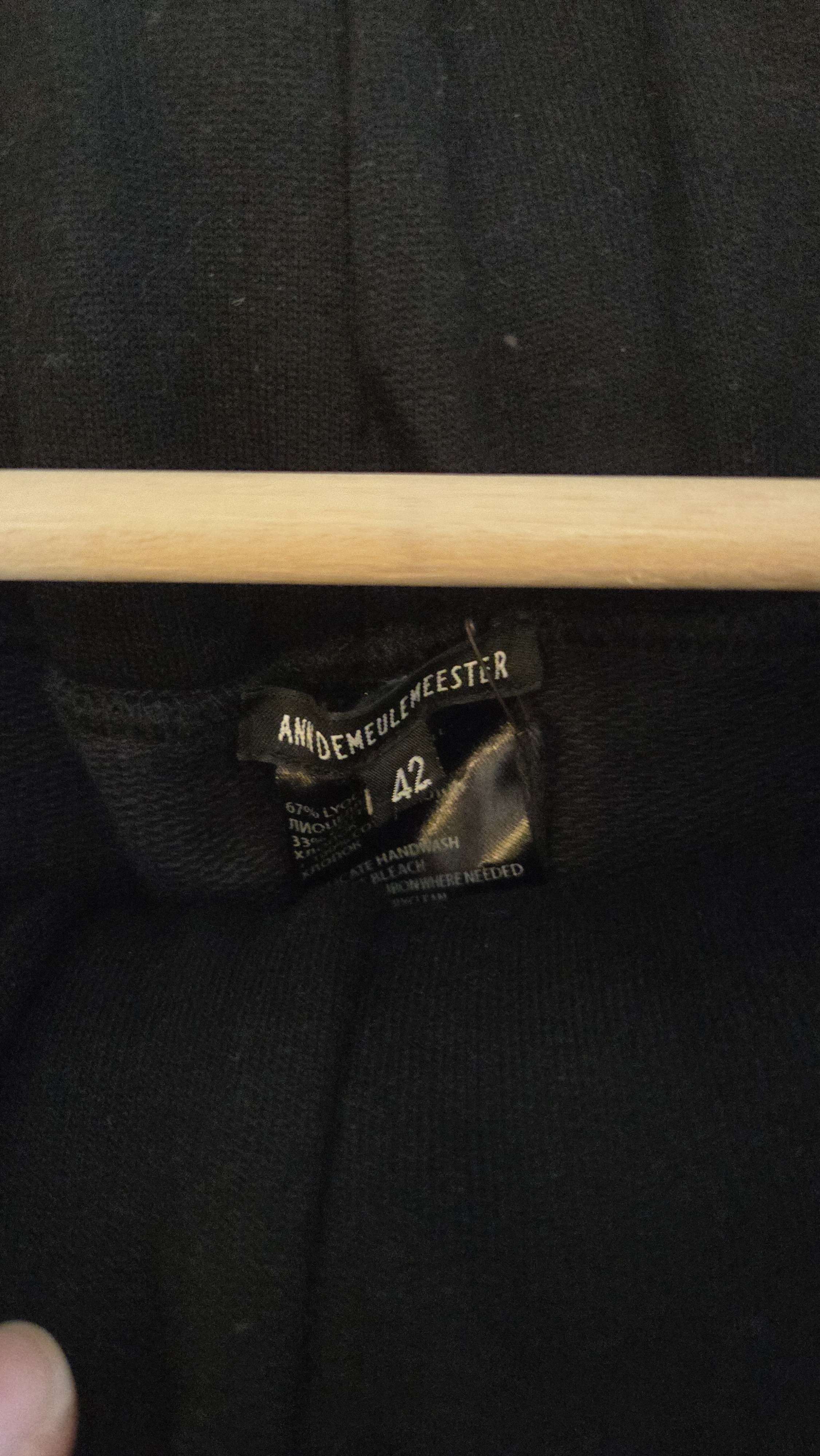 Ann Demeulemeester Ann Demeulemeester black cotton pants see sizing note Size US 28 / EU 44 - 3 Thumbnail
