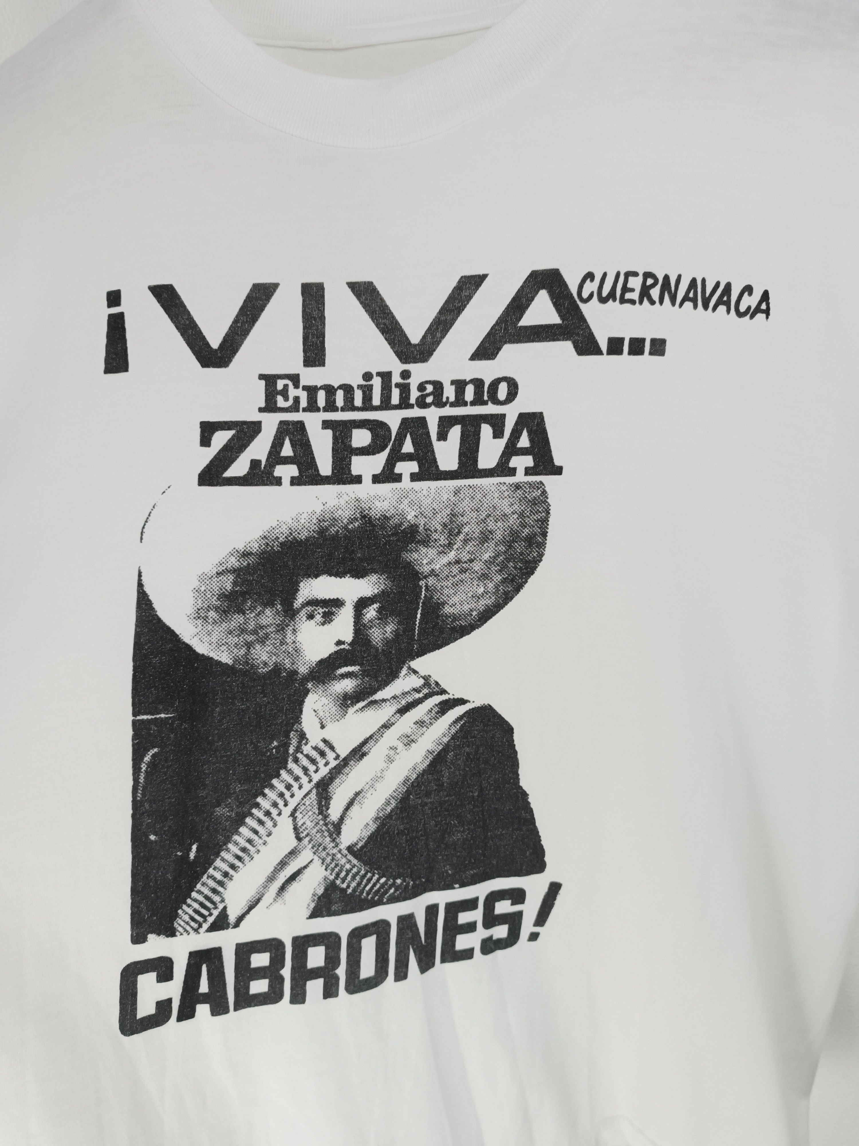 Rage Against The Machine VINTAGE 90's VIVA EMILIANO ZAPATA CABRONES! rage punk hxc Size US L / EU 52-54 / 3 - 9 Thumbnail