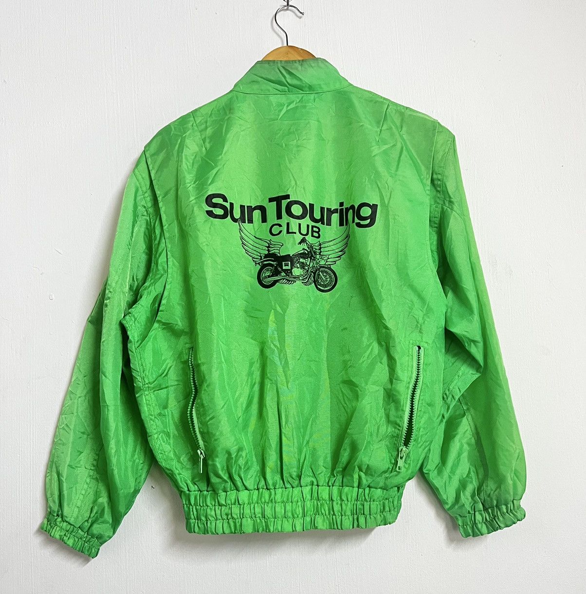 image of Hot Dropsvintage Yellow Corn Corin Racing Jacket in Green, Men's (Size XL)