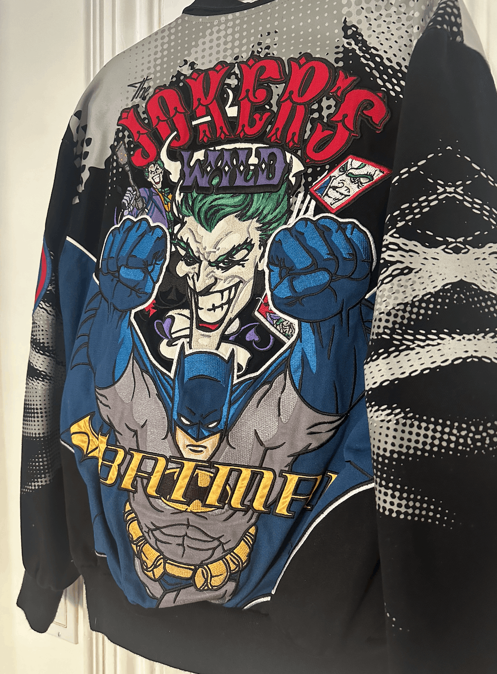 Batman × Dc Comics × Jh Designs RARE BATMAN JOKER Vintage Bomber Jacket Men  Size M | Grailed