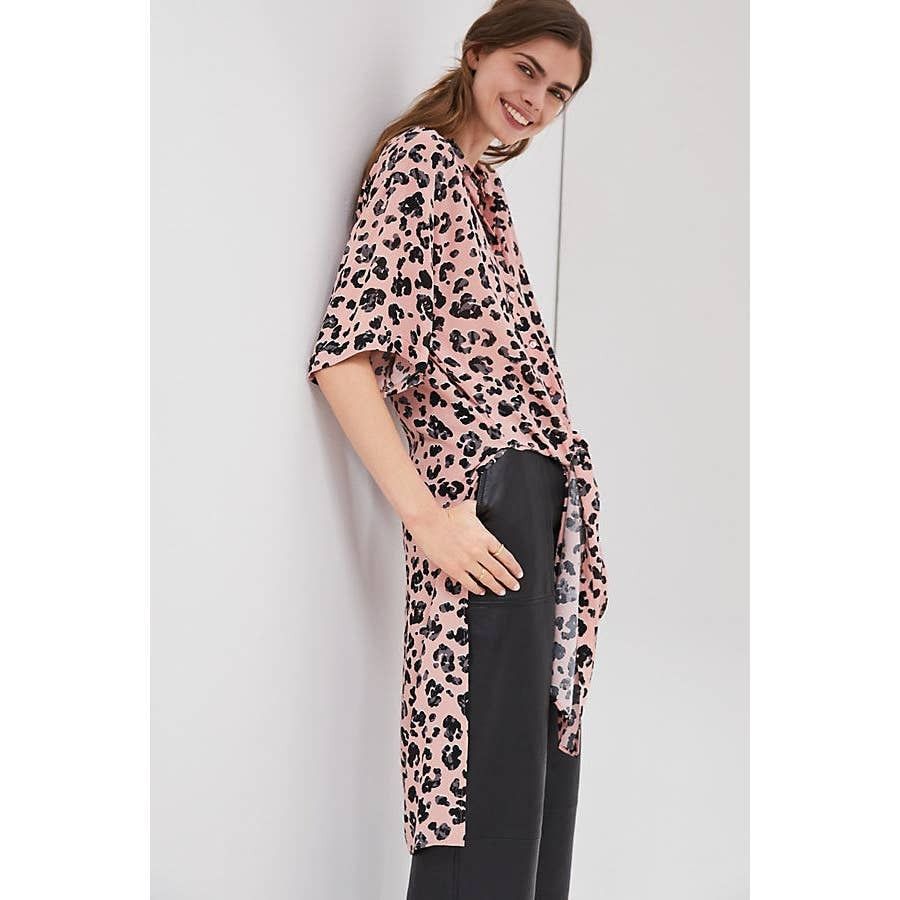 Anthropologie New Anthropologie Maeve Rita Printed Tunic Blouse $88 XS Size XS / US 0-2 / IT 36-38 - 3 Thumbnail