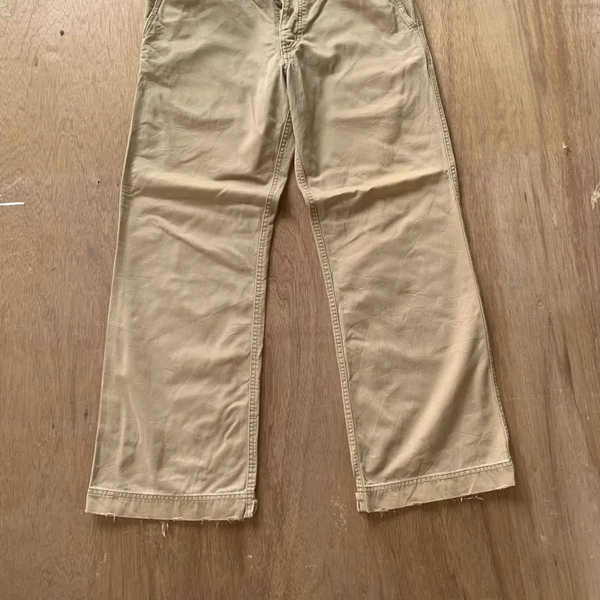Abercrombie & Fitch ABERCROMBIE & FITCH TROUSERS BLANK BUTTON FLY BAGGY PANTS Size US 30 / EU 46 - 3 Thumbnail