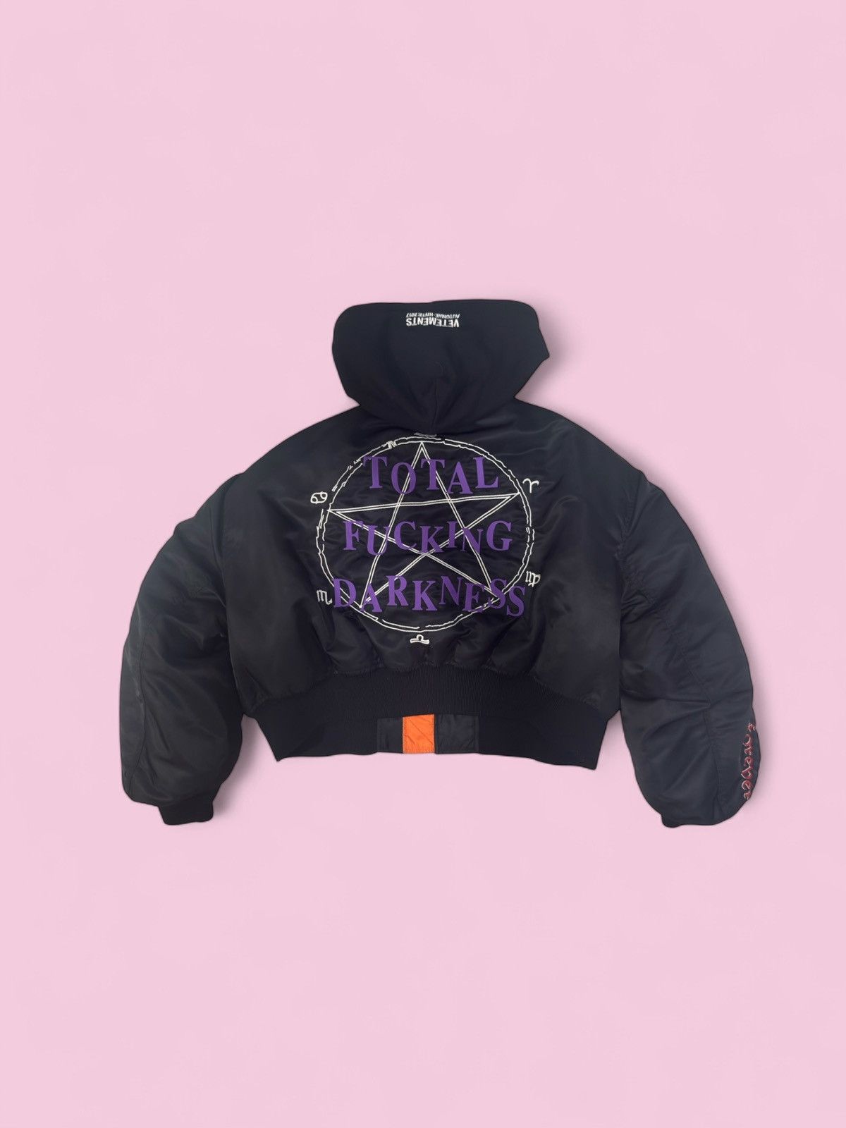 Vetements Vetements AW17 Total Fucking Darkness Bomber Size US S / EU 44-46 / 1 - 2 Thumbnail