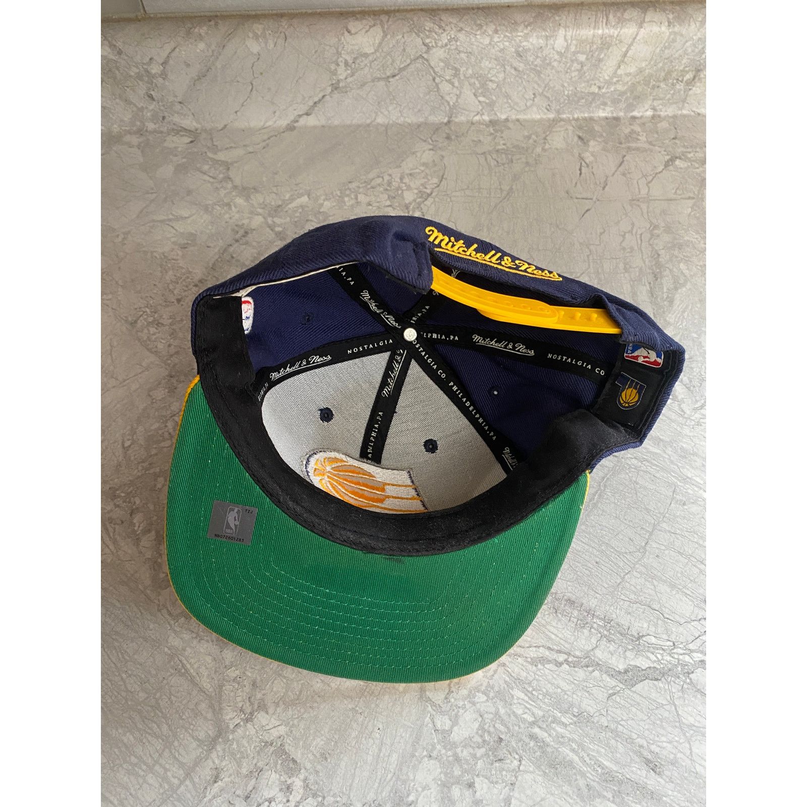 Mitchell & Ness Indiana Pacers Mitchell & Ness NBA Basketball Snapback Hat Size ONE SIZE - 6 Thumbnail