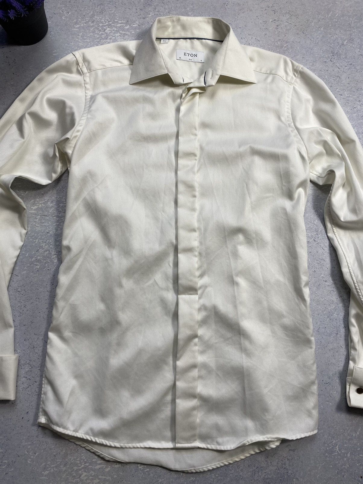 Eton Eton Men’s White Shirt Size 38 Size US S / EU 44-46 / 1 - 4 Thumbnail