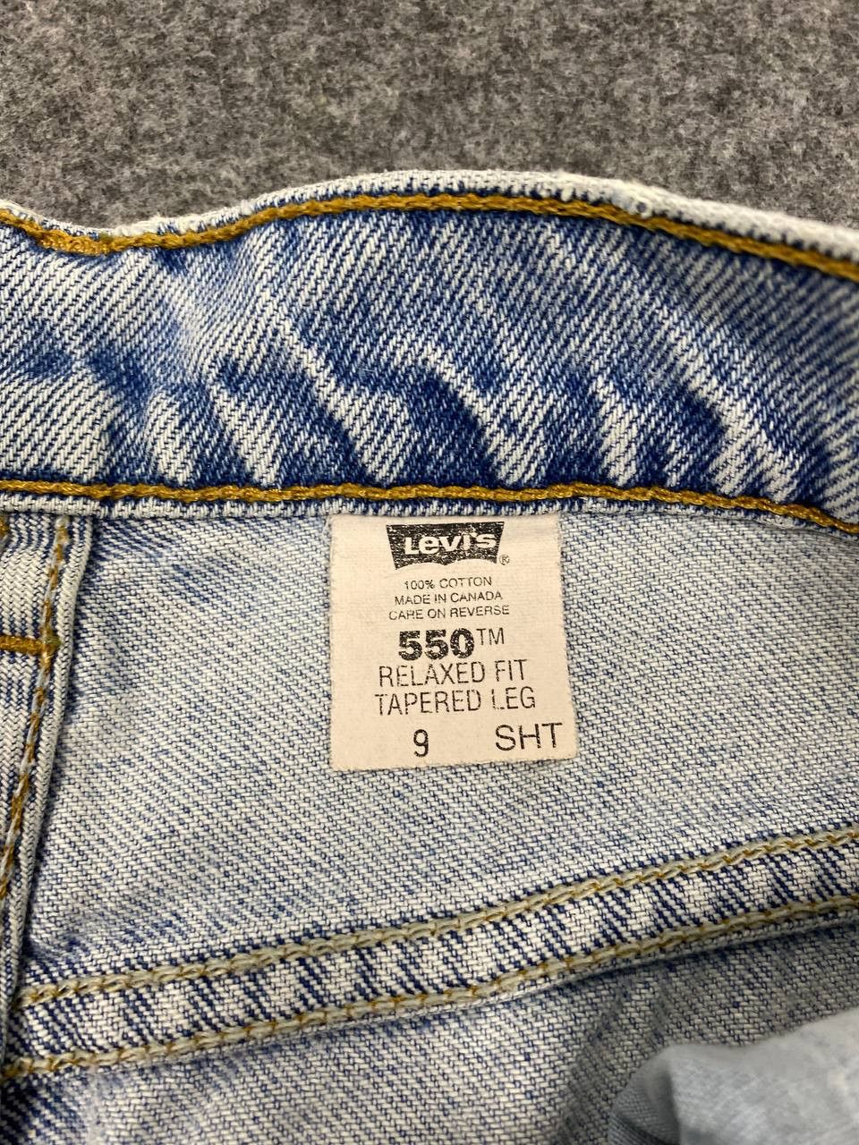 Levi's vintage levis 550 distressed denim nice design Size US 30 / EU 46 - 12 Thumbnail