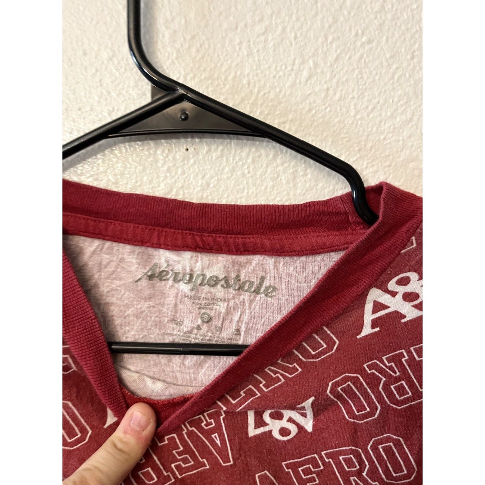Aeropostale ✅ Aeropostale Graphic Tee Mens T-Shirt Size Small Red All Logo W/ Logo Size US S / EU 44-46 / 1 - 2 Thumbnail