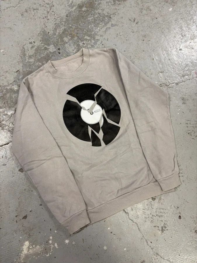 Maison Margiela AW2005 Maison Martin Margiela Black Destroyed Vinyl Grey Sweater Size US S / EU 44-46 / 1 - 4 Thumbnail