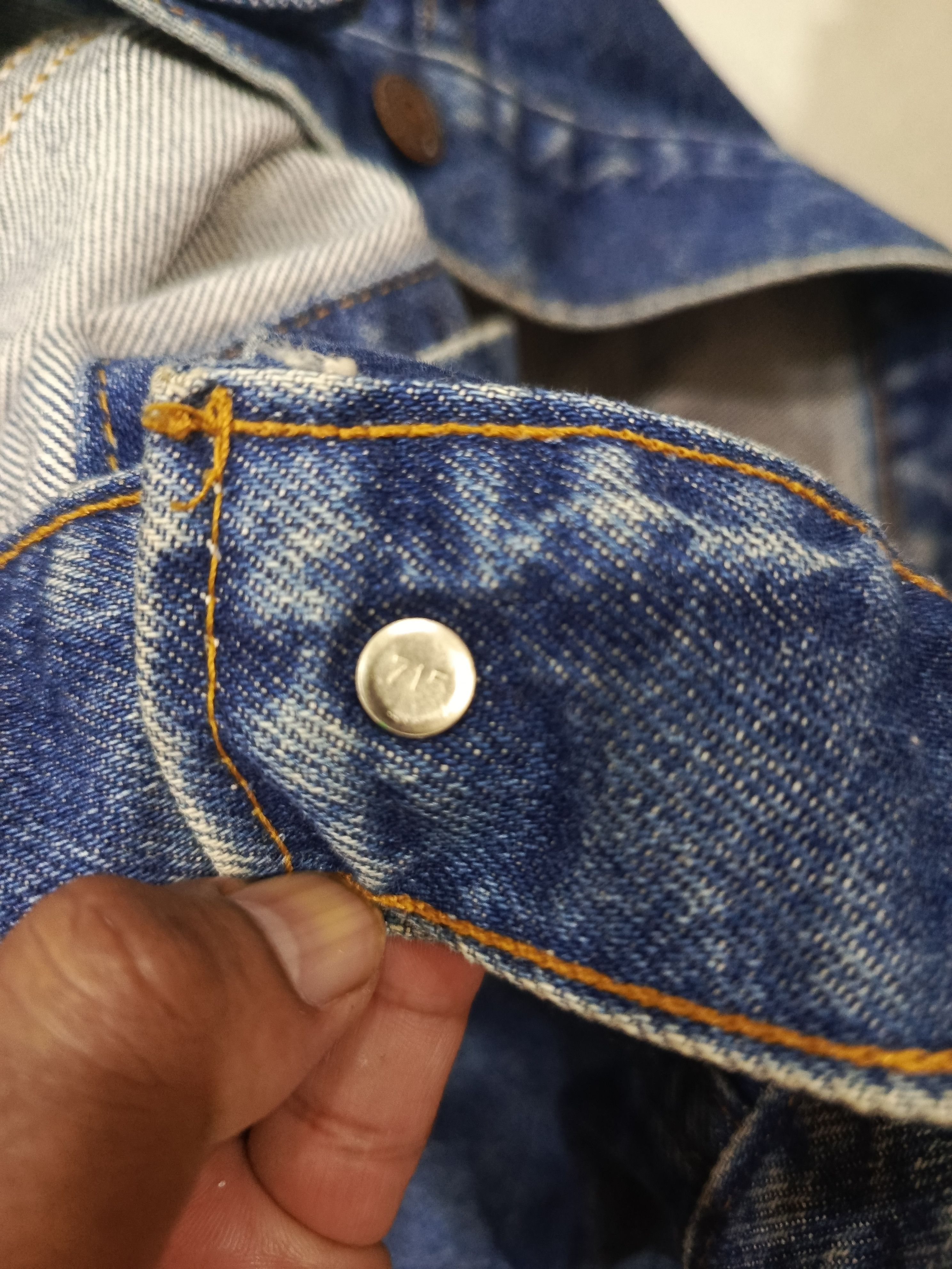 Levi's Vintage 90s Levi's Blanket Lined ORIGINAL Trucker Jacket Size US M / EU 48-50 / 2 - 13 Thumbnail