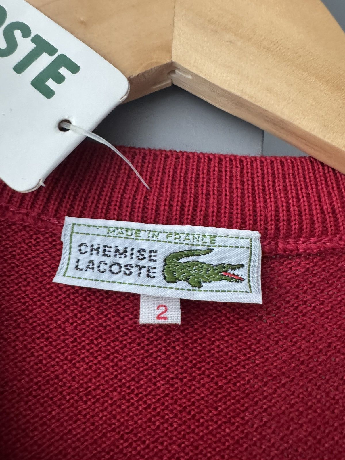 Lacoste New With Tags Vintage Lacoste Polo Vest V-Neck Very Rare Size US S / EU 44-46 / 1 - 7 Thumbnail