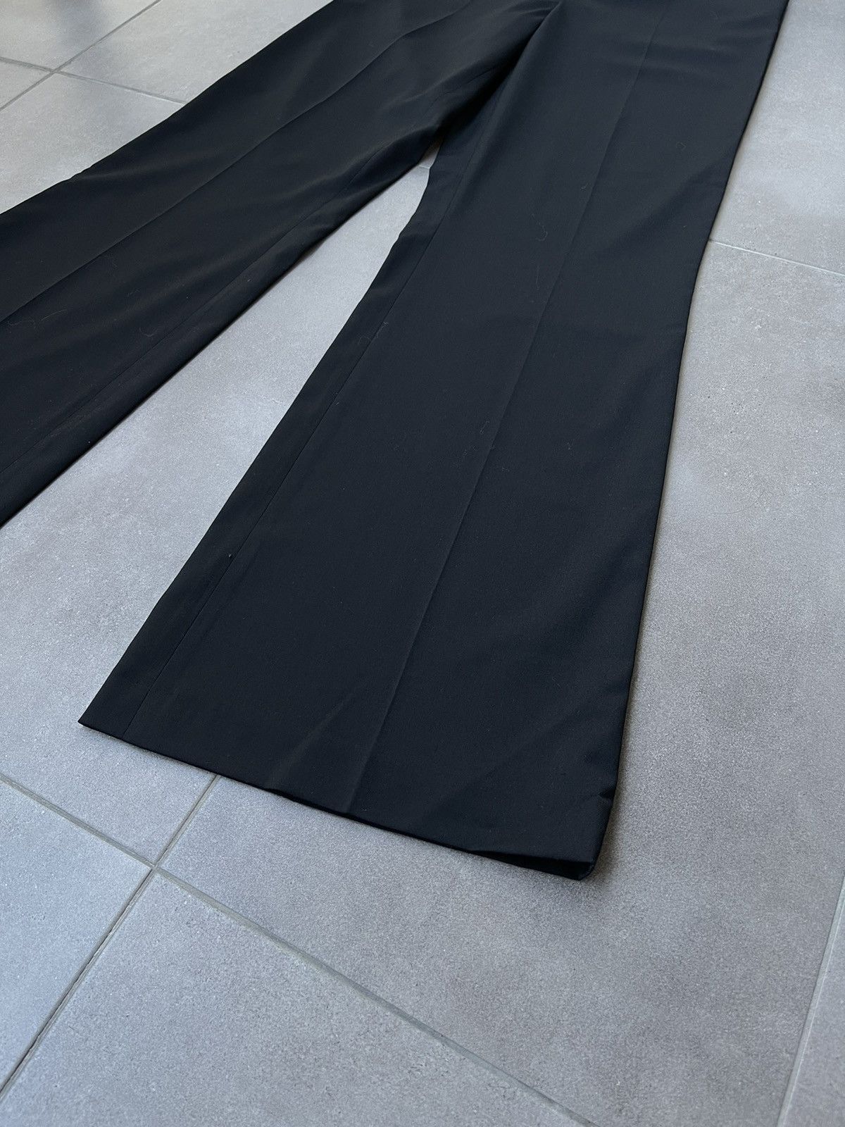 Han Kjobenhavn !DS! AW22 Han Kjobenhavn Wool Flared Black Trousers Size US 30 / EU 46 - 9 Thumbnail