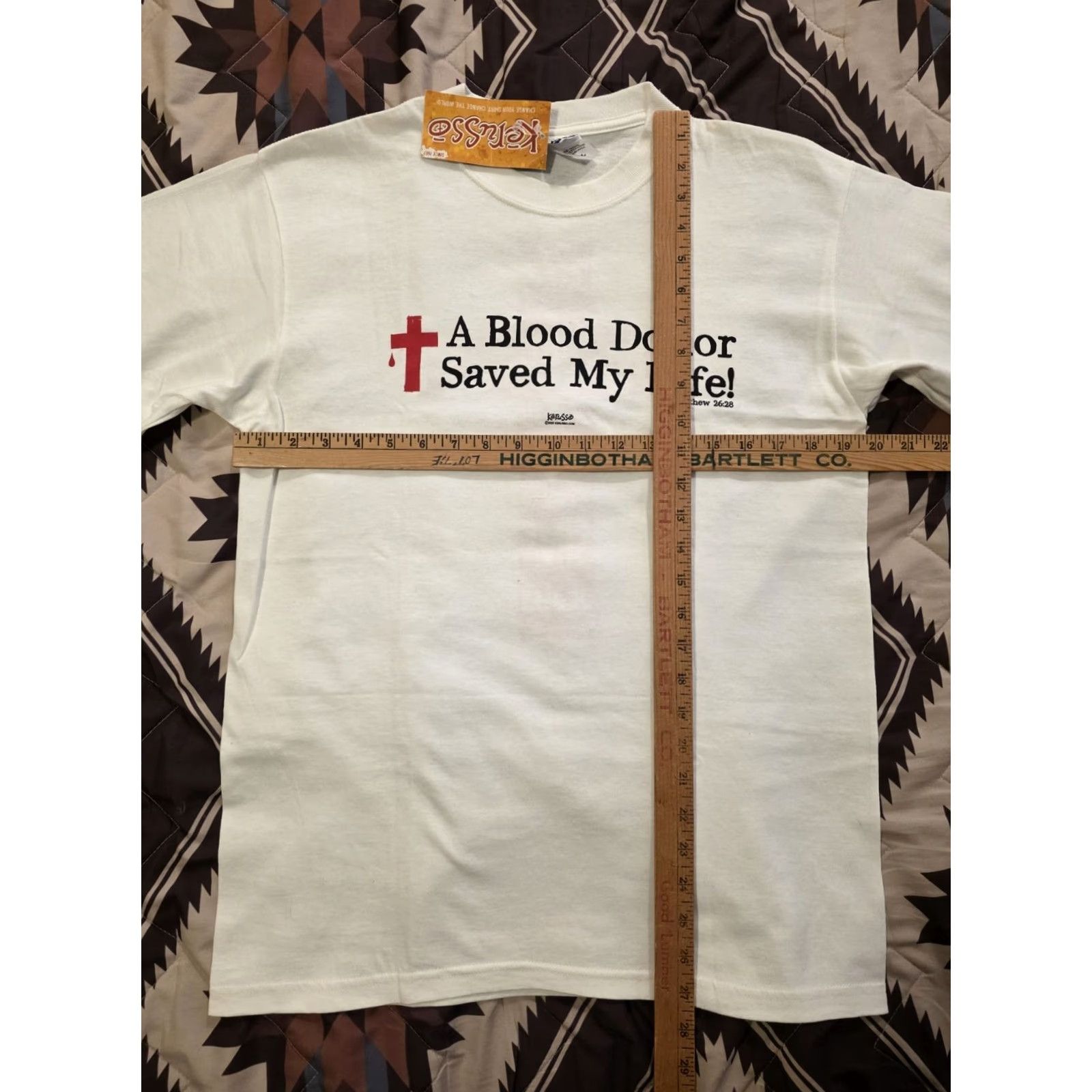 Doublet VINTAGE Kerusso Jesus Tee Double-Sided T Shirt White Adult Medium NWT Shirt Mens Size US M / EU 48-50 / 2 - 8 Thumbnail