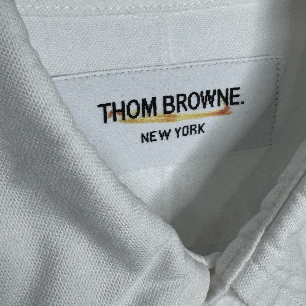 Thom Browne Thom Browne Classic Button-Down Shirt White Men’s Size 1/Sma Size US S / EU 44-46 / 1 - 2 Thumbnail