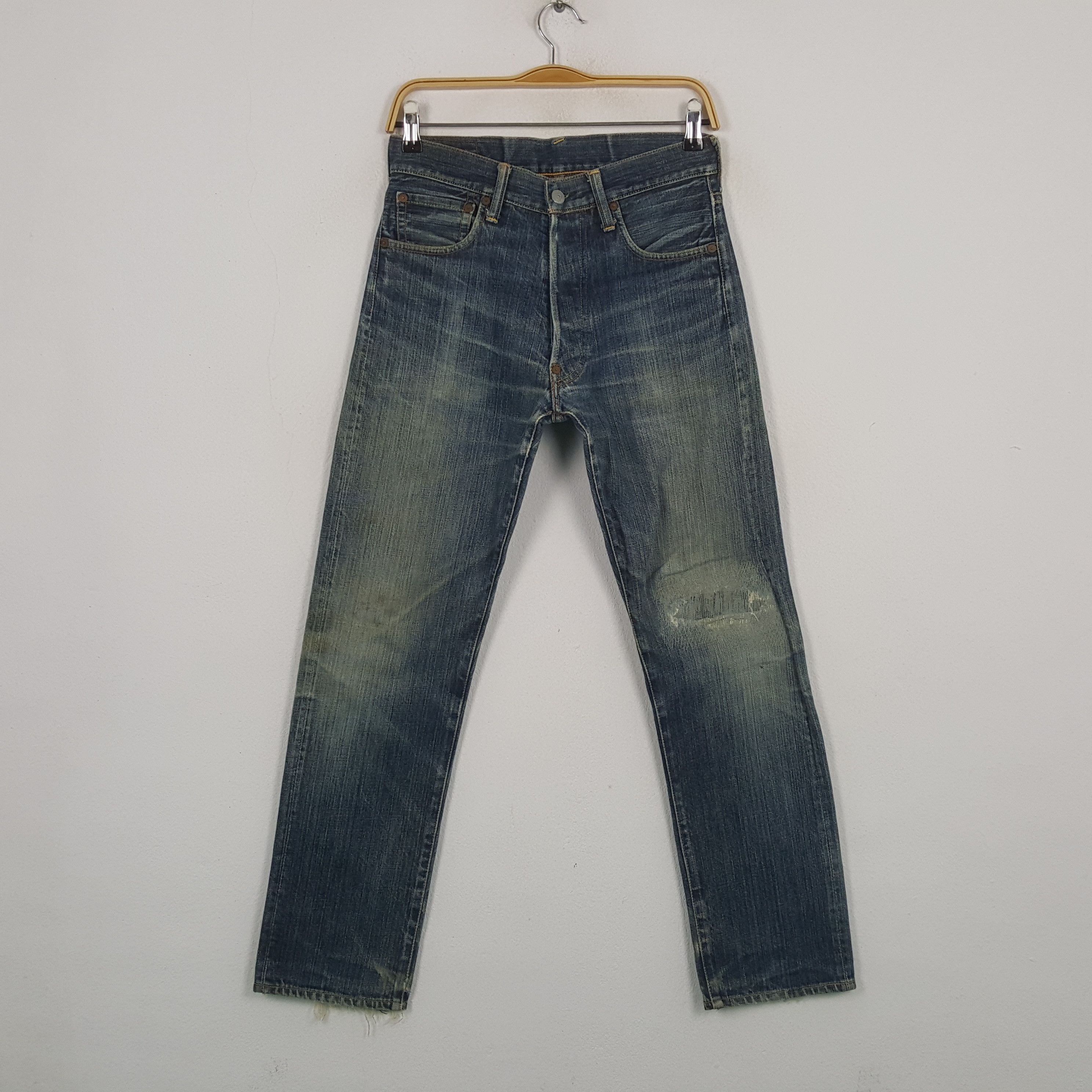 Evisu Vintage Evisu Japanese Brand Daicock Custom Style Jeans RR14 Size US 29 - 4 Thumbnail