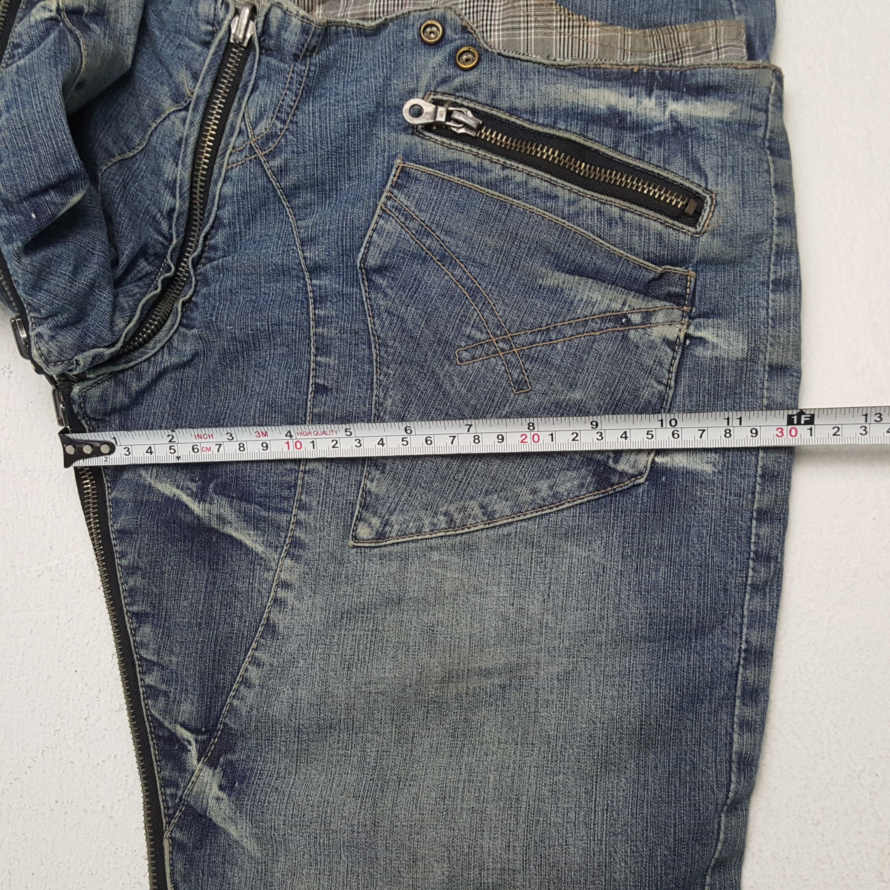 Japanese Brand × PPFM PPFM ANARCHY 2 Design Style Fashion Rare Jeans Size US 34 / EU 50 - 15 Thumbnail
