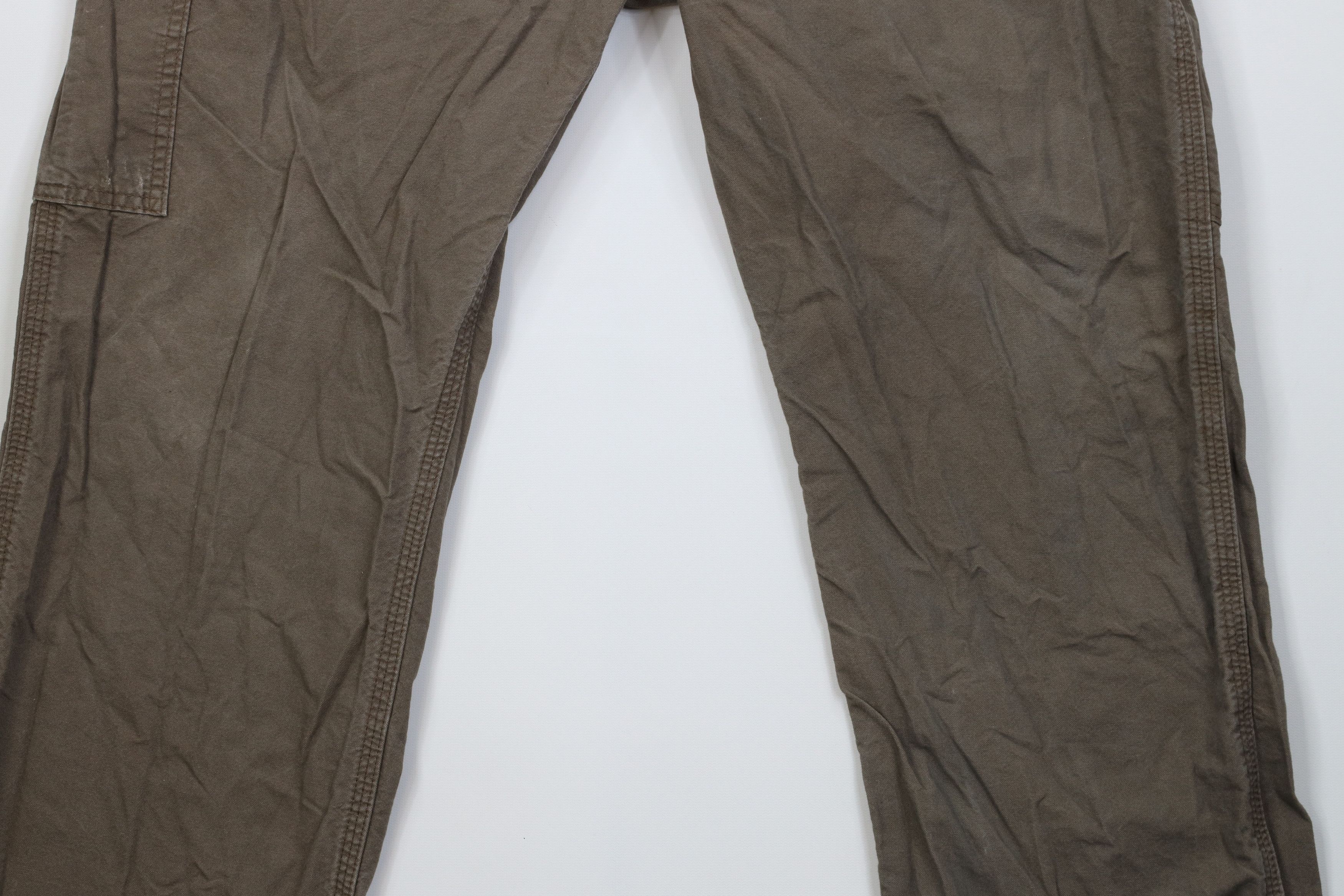 Carhartt Vintage Y2K Carhartt Wide Leg Dungaree Pants Light Brown Size US 36 / EU 52 - 3 Thumbnail