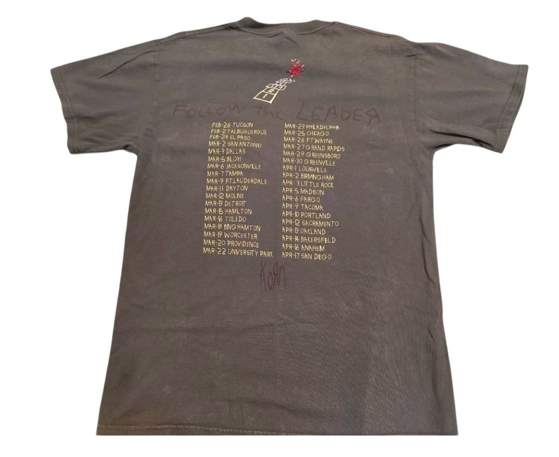 Band Tees × Vintage KORN FOLLOW THE LEADER TOUR 99 RARE VINTAGE 90s Size US L / EU 52-54 / 3 - 2 Thumbnail