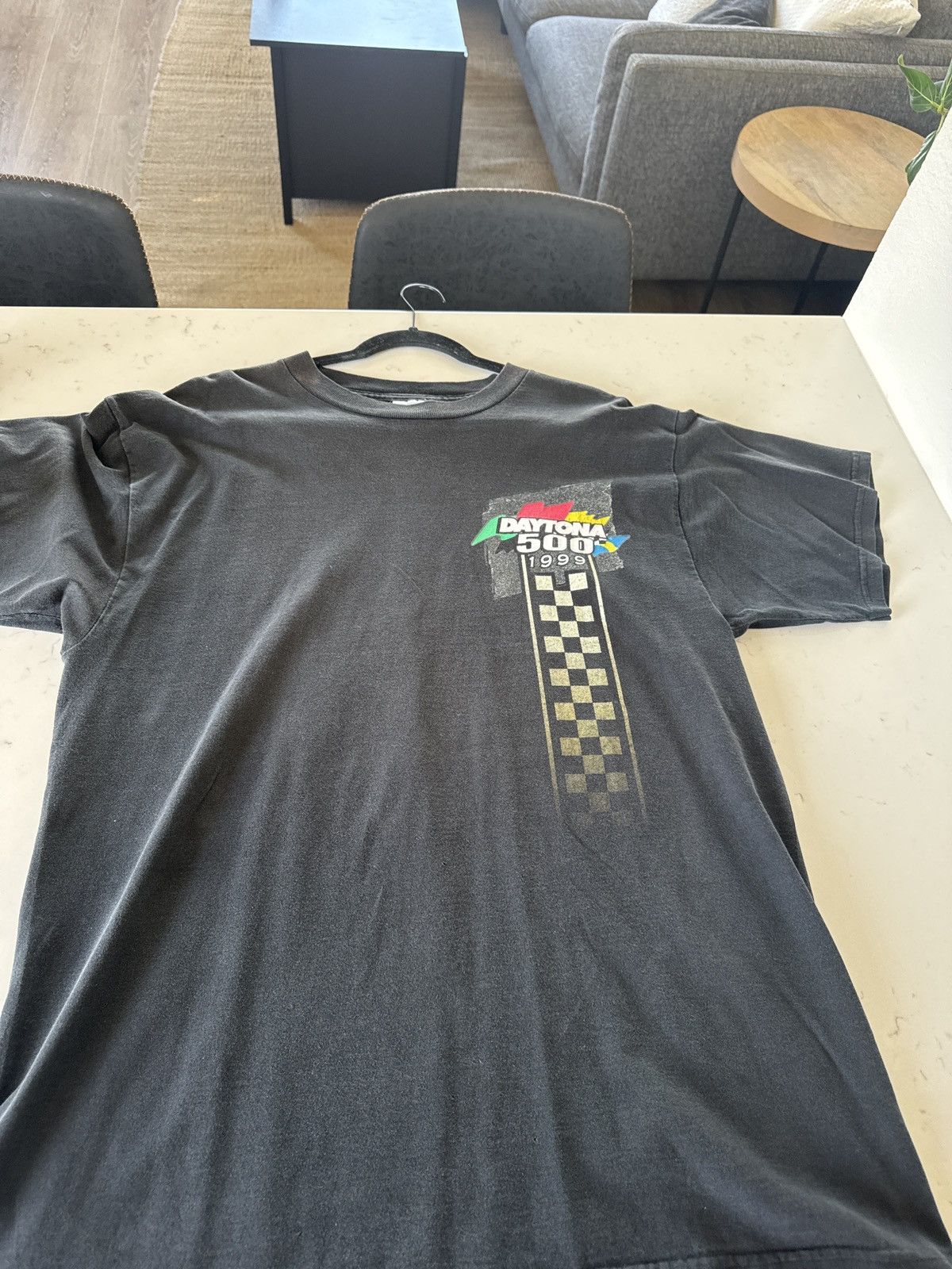 Vintage 1999 nascar Daytona 500 t shirt Size US XL / EU 56 / 4 - 4 Thumbnail