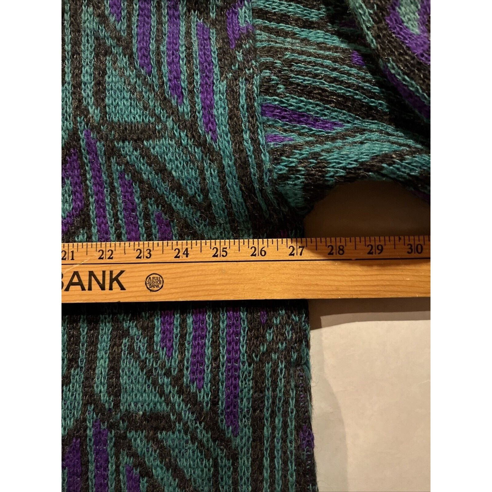 Tundra Tundra Canada Vintage Men’s XL Green Geometric Wool Sweater Size US XL / EU 56 / 4 - 10 Thumbnail