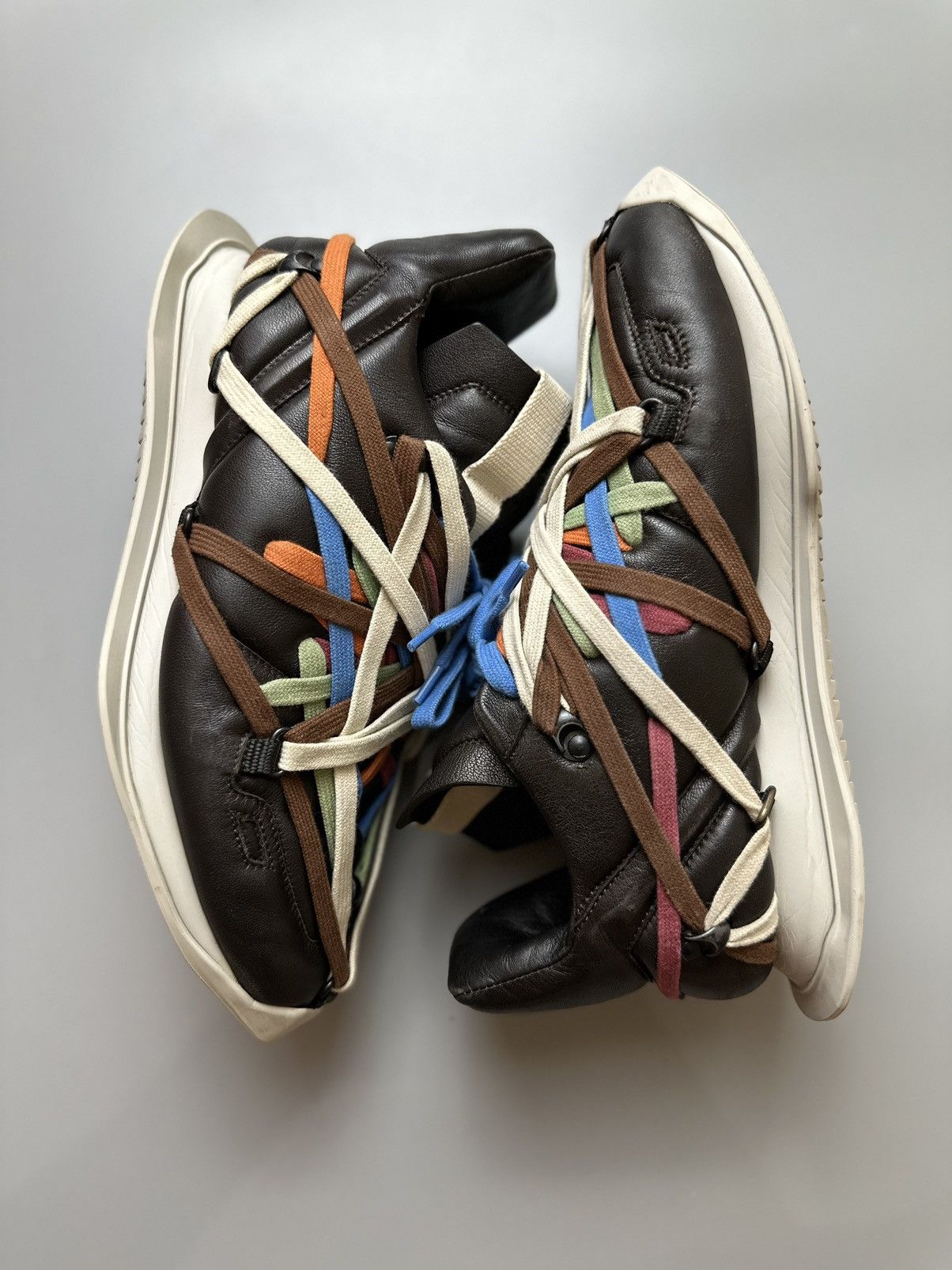 Rick Owens Rick owens Megalaced Runner Size US 6.5 / EU 39-40 - 3 Thumbnail