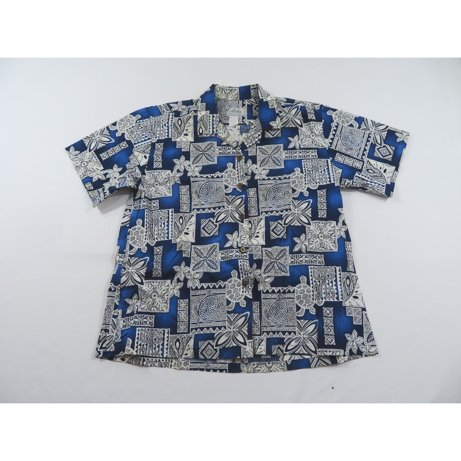 Other Aloha Turtle Native Print Hawaiian Camp Shirt Made Hawaii L Size US L / EU 52-54 / 3 - 1 Thumbnail