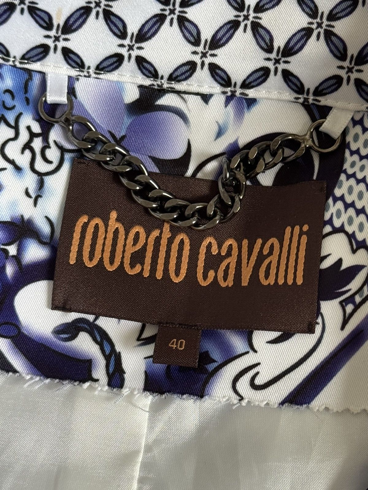 Cavalli Class × Just Cavalli × Roberto Cavalli Roberto Cavalli 40size all Printed flowers 🌺 coat jacket Size S / US 4 / IT 40 - 10 Thumbnail