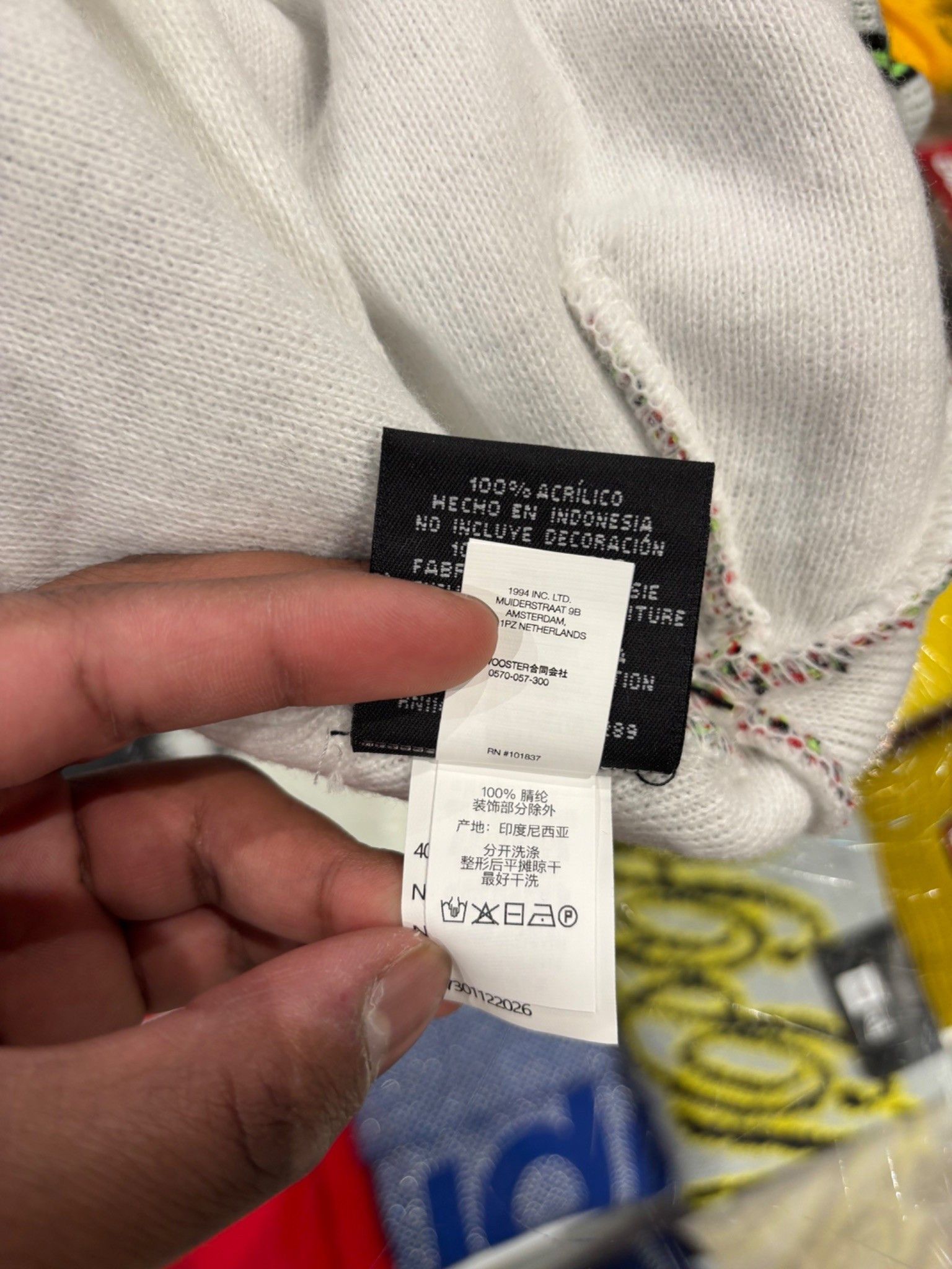 Supreme Supreme New Era Stars Beanie White Size ONE SIZE - 7 Thumbnail