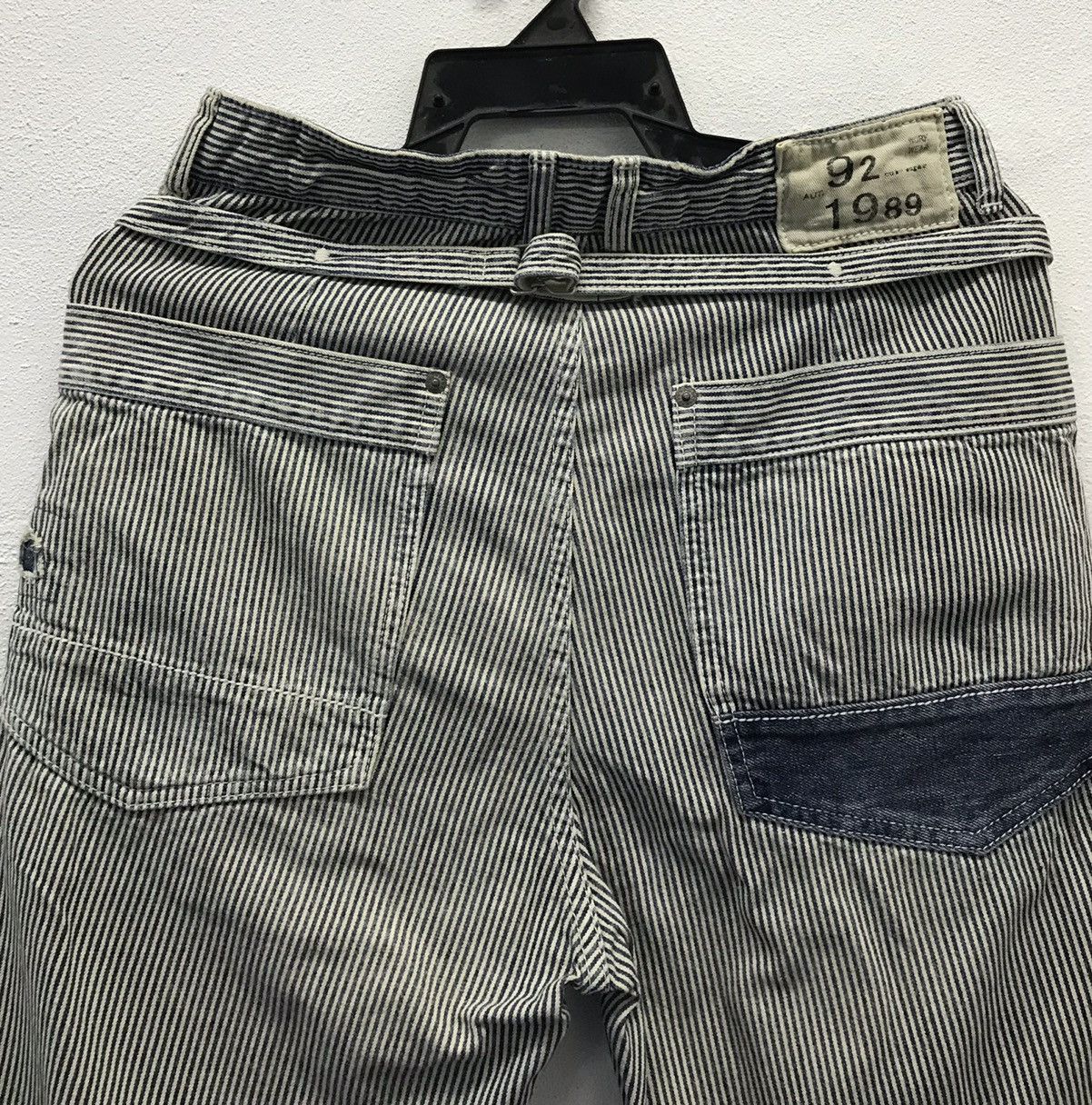 Japanese Brand AUTHENTIC Cube Sugar Stripe Pants Size US 30 / EU 46 - 4 Thumbnail