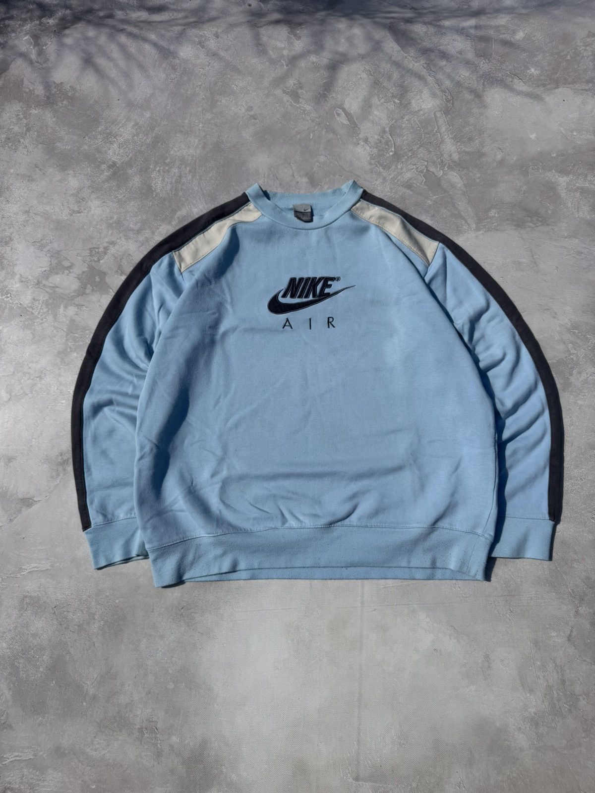 Nike Vintage 90s Nike Air Baggy Cotton Y2k Sweatshirt Size US XL / EU 56 / 4 - 1 Thumbnail