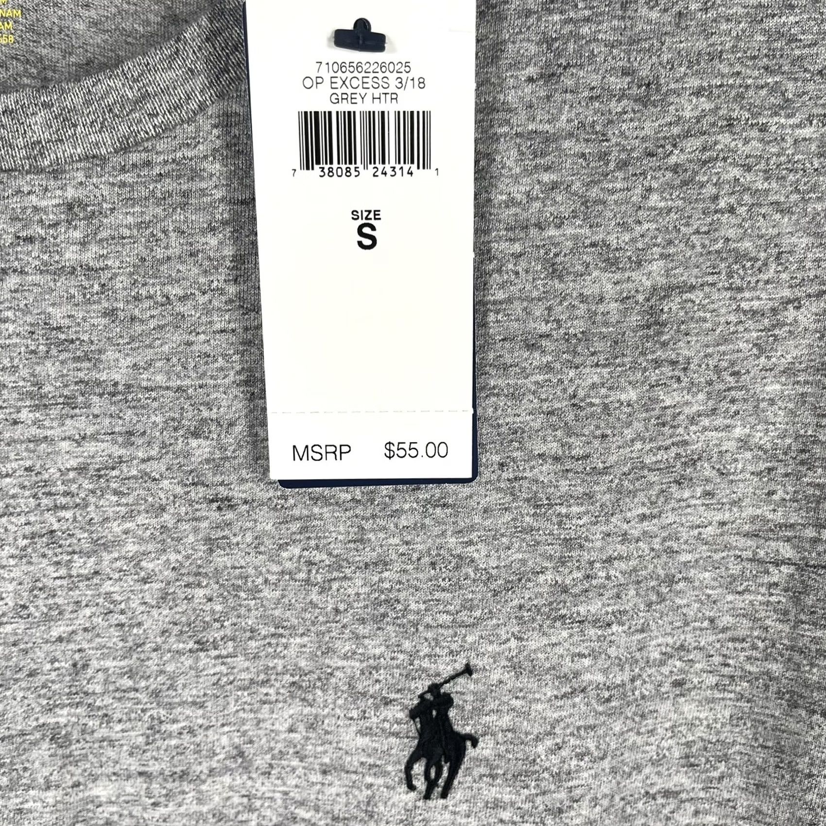 Polo Ralph Lauren Polo Ralph Lauren Mens Shirt S Short Sleeve Crewneck Heather Gray NWT Grey Polo TShirt Small Size Regular Size US S / EU 44-46 / 1 - 5 Thumbnail