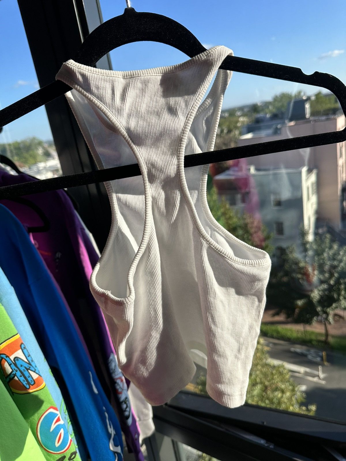 Off-White Off white Crop Tank Top Size S / US 4 / IT 40 - 2 Thumbnail