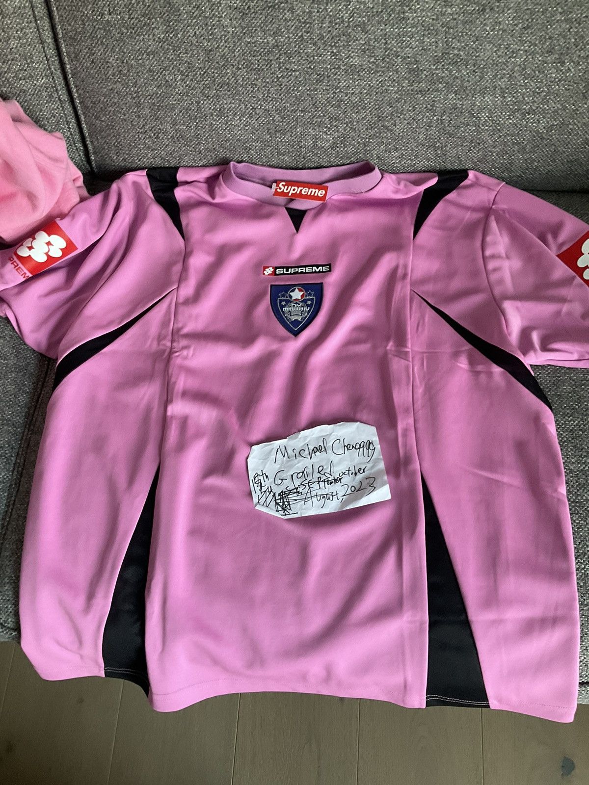 Supreme Crest Soccer Jersey ピンク M Supreme Crest Soccer Jersey (FW24) - $98