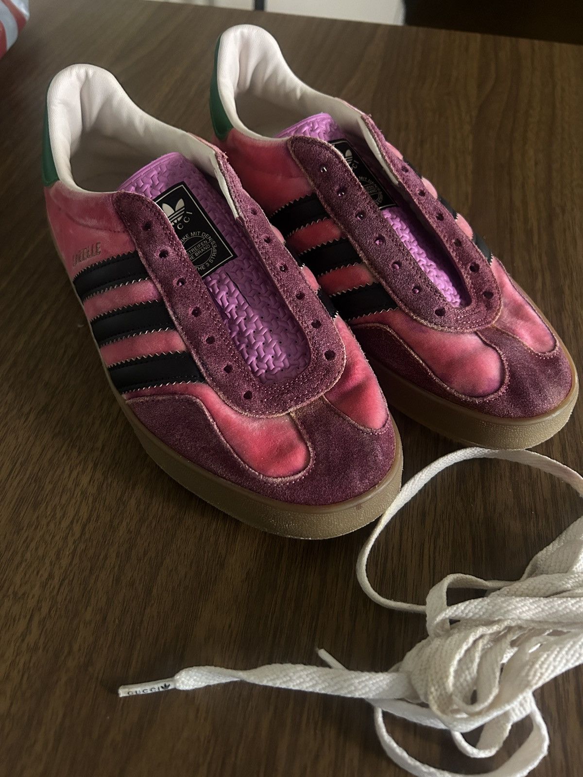 Adidas × Gucci Adidas X Gucci Samba Pink Size US 7 / IT 37 - 3 Thumbnail