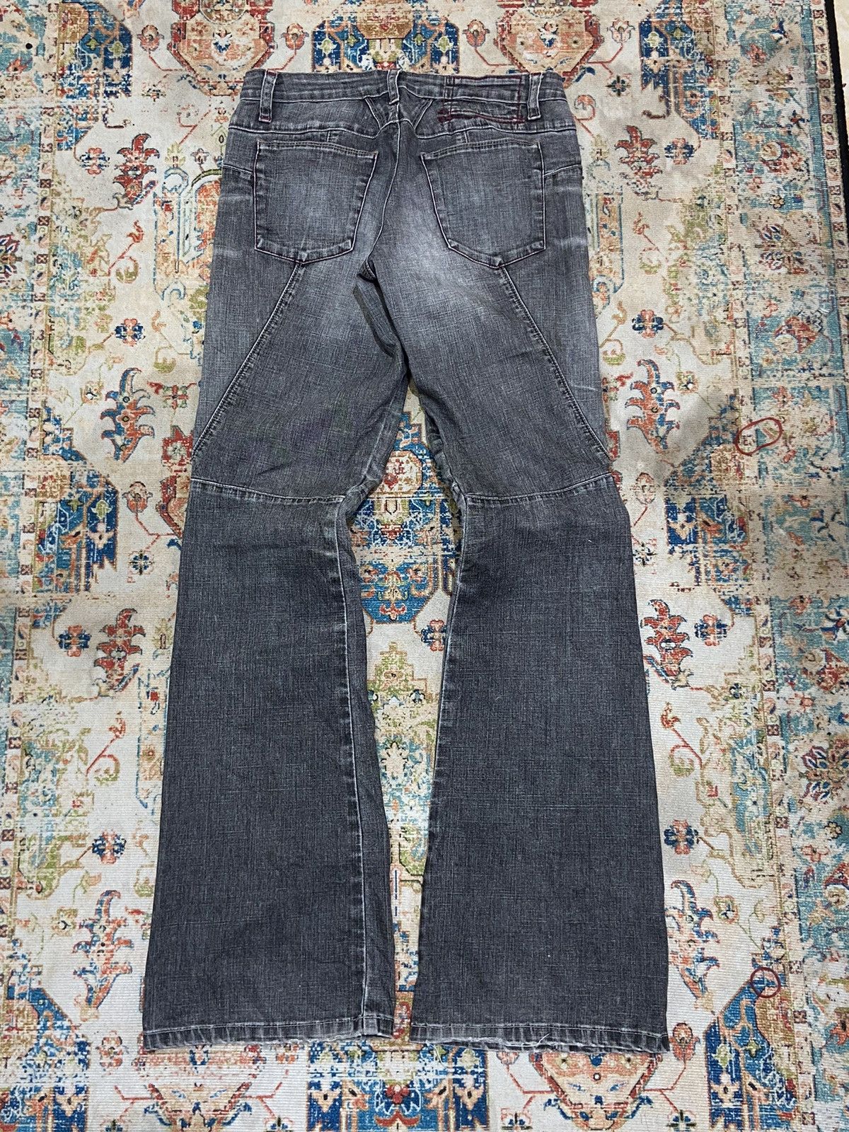 Marithe + Francois Girbaud Marithe Francois Girbaud Flared Stretch Denim Pants Size US 29 - 9 Thumbnail