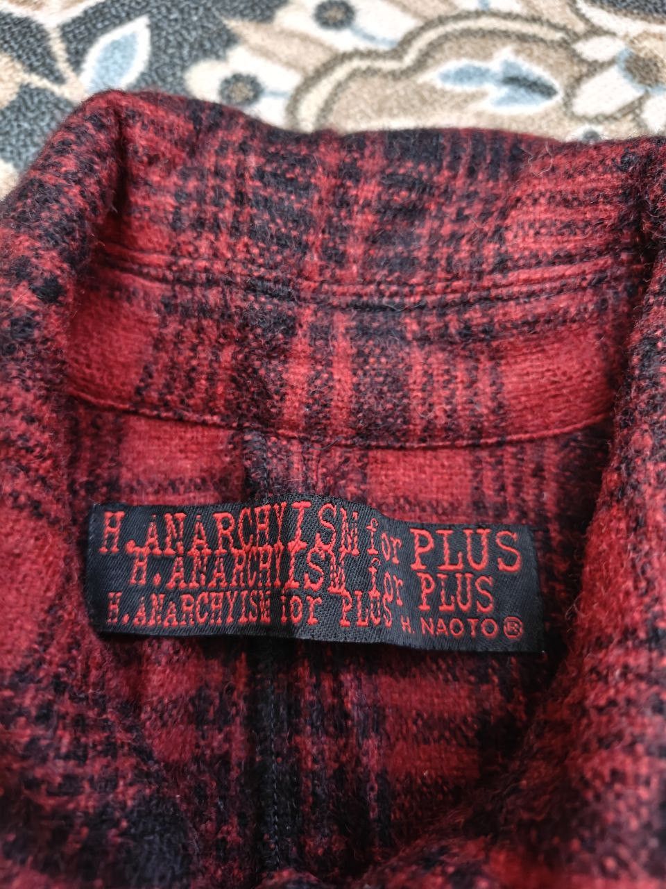 Japanese Brand 💥LAST CALL💥 H Naoto Anarchy Punk Acrylic Jacket Size XS / US 0-2 / IT 36-38 - 4 Thumbnail