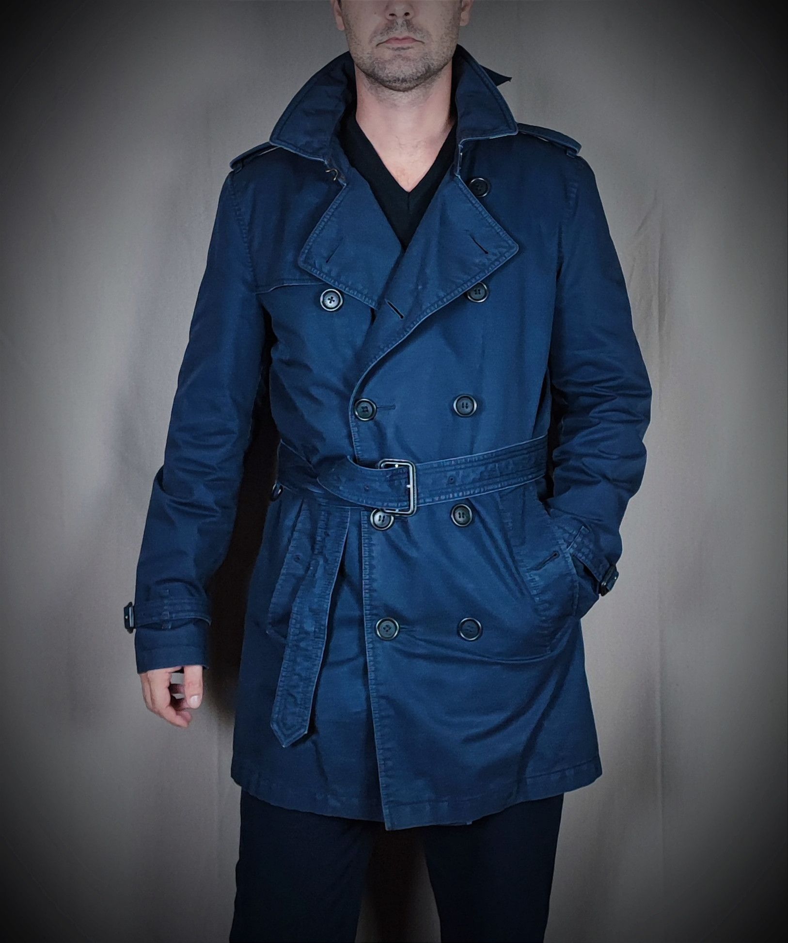 Burberry Burberry Trench-coat Navy Blue Size US L / EU 52-54 / 3 - 4 Thumbnail