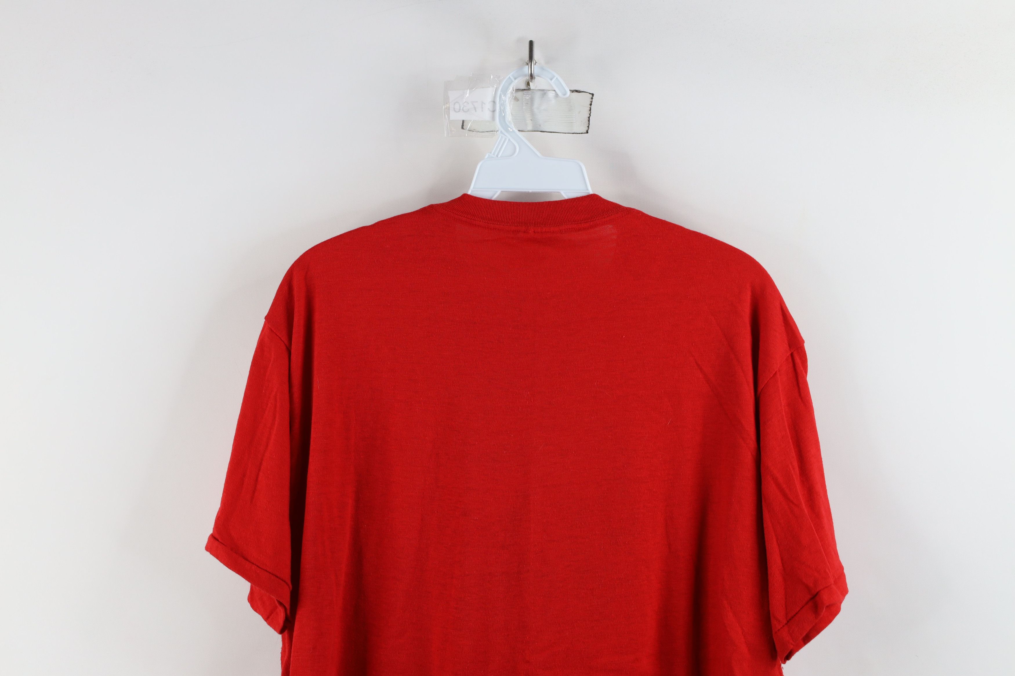 Vintage Vintage 80s Streetwear Zoo Panda Bears T-Shirt Red USA Size XL / US 12-14 / IT 48-50 - 12 Thumbnail