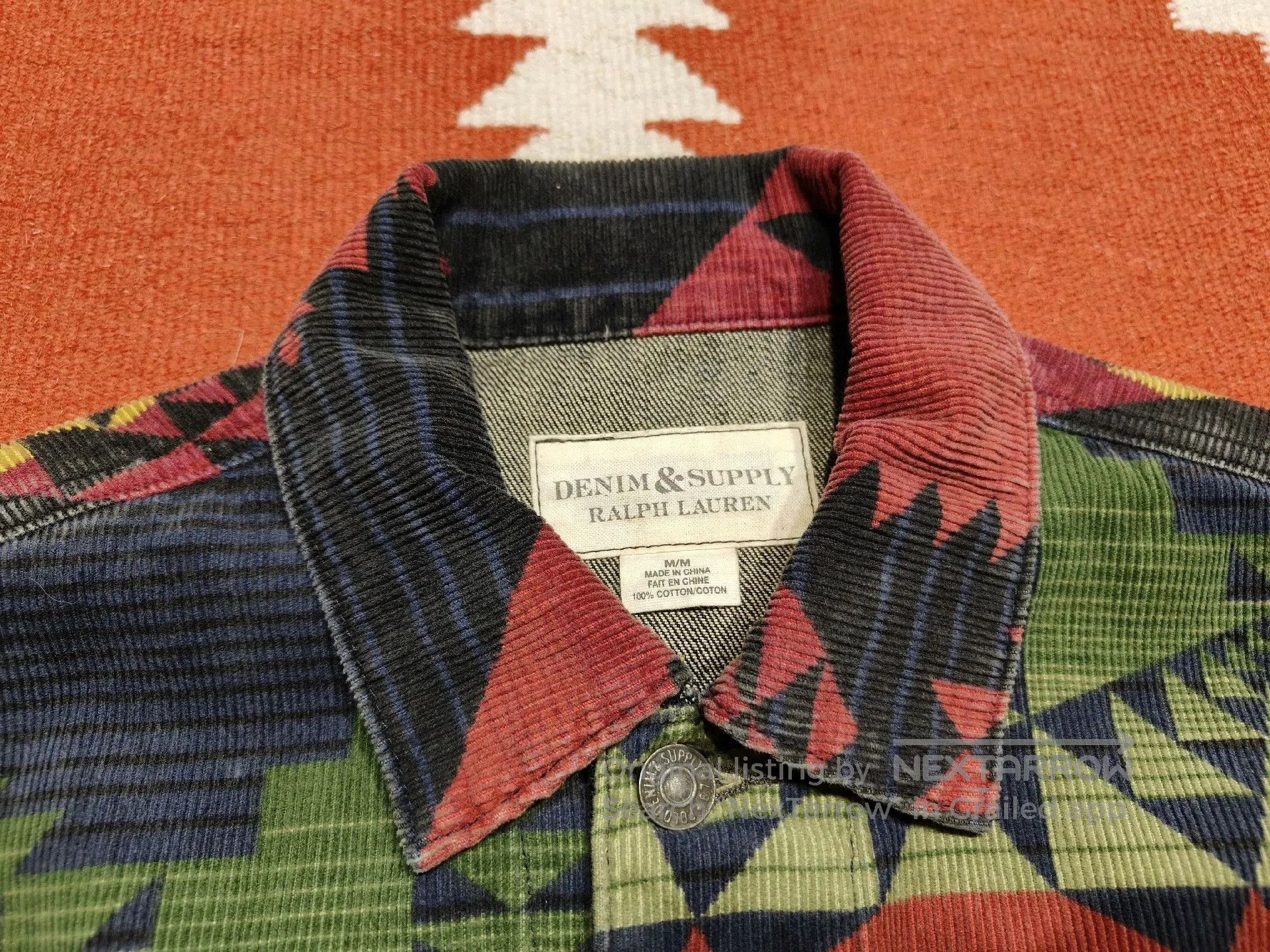 RRL Ralph Lauren Ralph Lauren RRL Southwest Patchwork Denim Jacket. Size US M / EU 48-50 / 2 - 2 Thumbnail